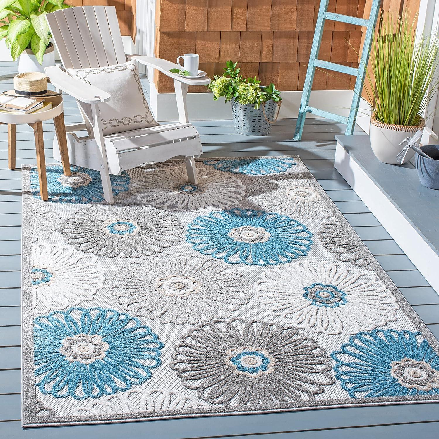 Cabana CBN676 Power Loomed Indoor/Outdoor Area Rug  - Safavieh