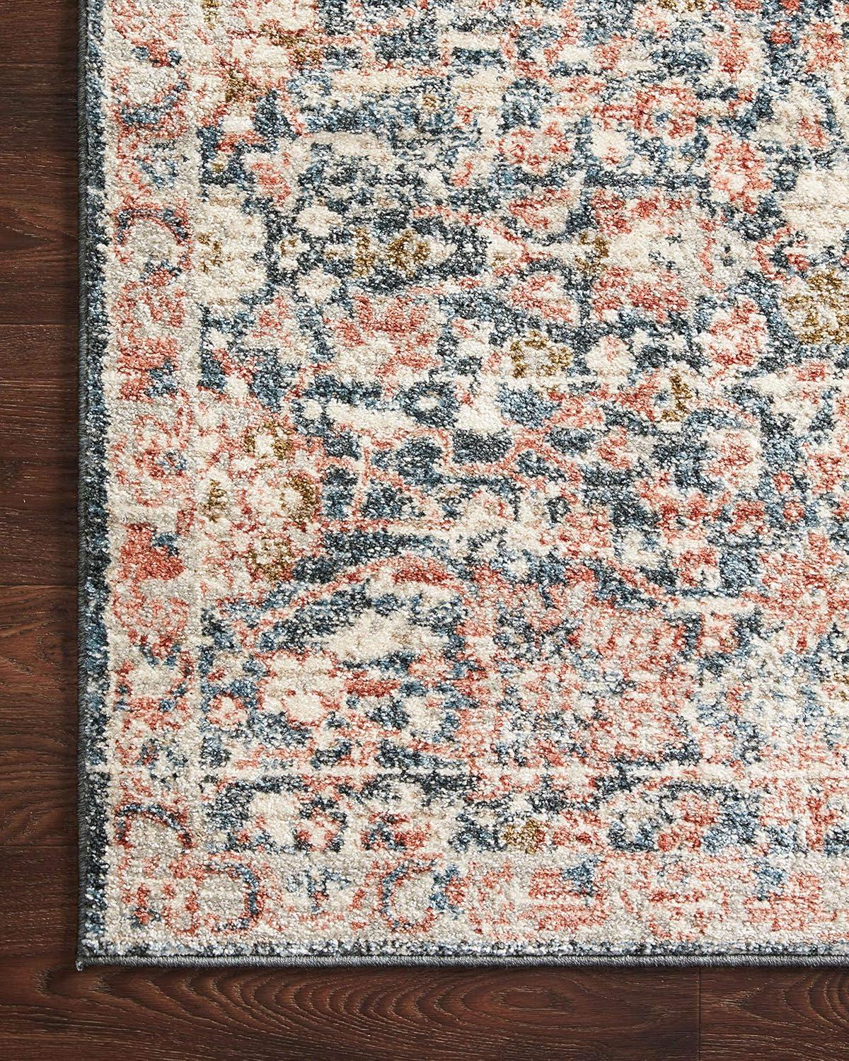 Loloi II Saban SAB-03 Oriental Navy / Rust Area Rug 7'-10" x 10'