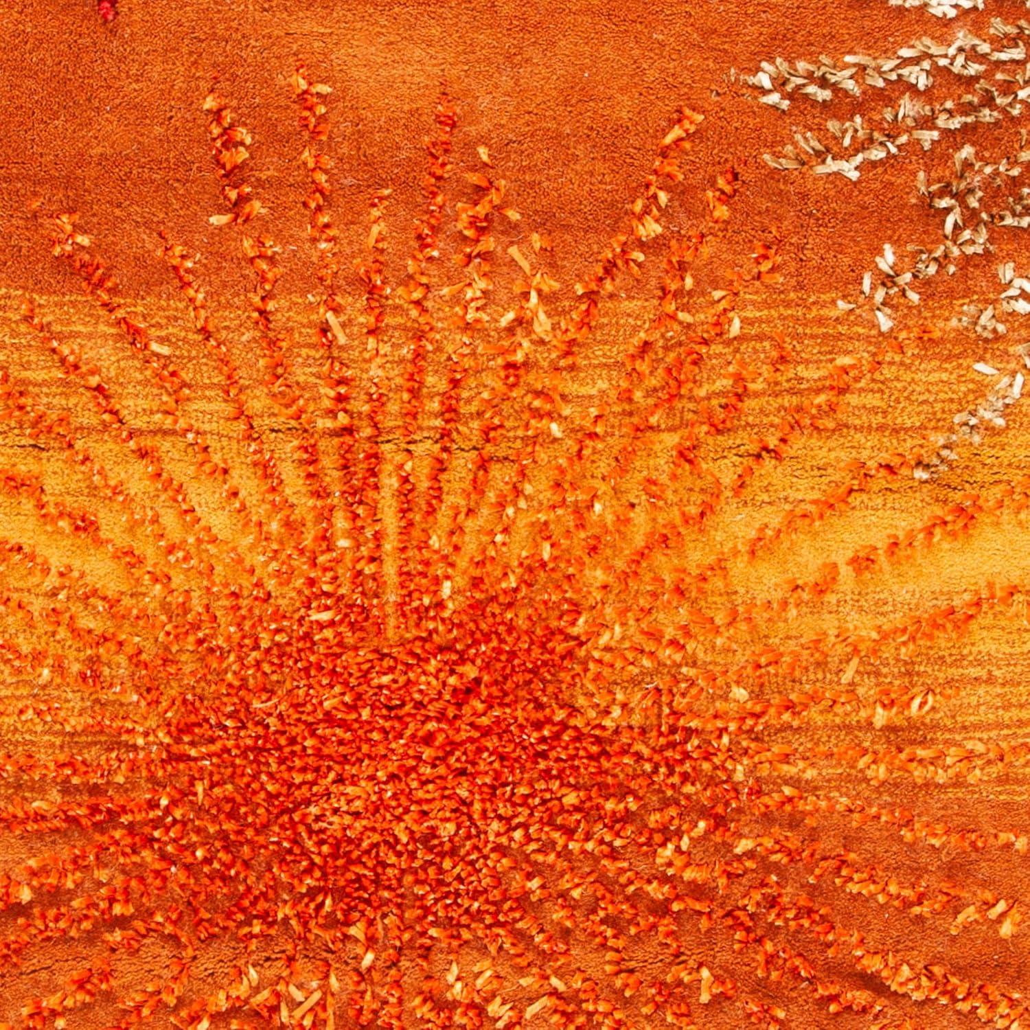 Soho SOH712 Hand Tufted Indoor Area Rug - Rust/Multi - 5'x8' - Safavieh.