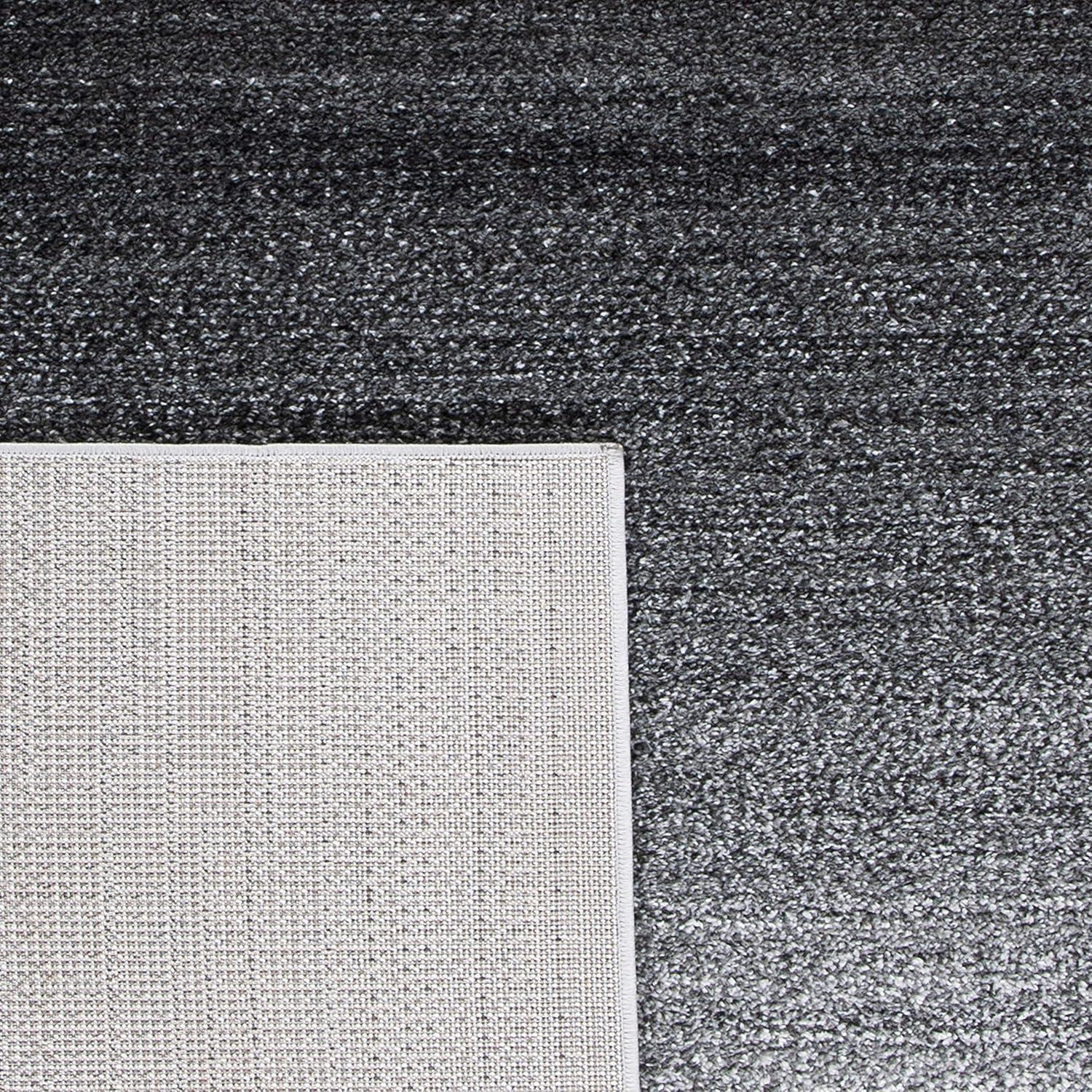 Gray Ombre 4' x 6' Synthetic Area Rug