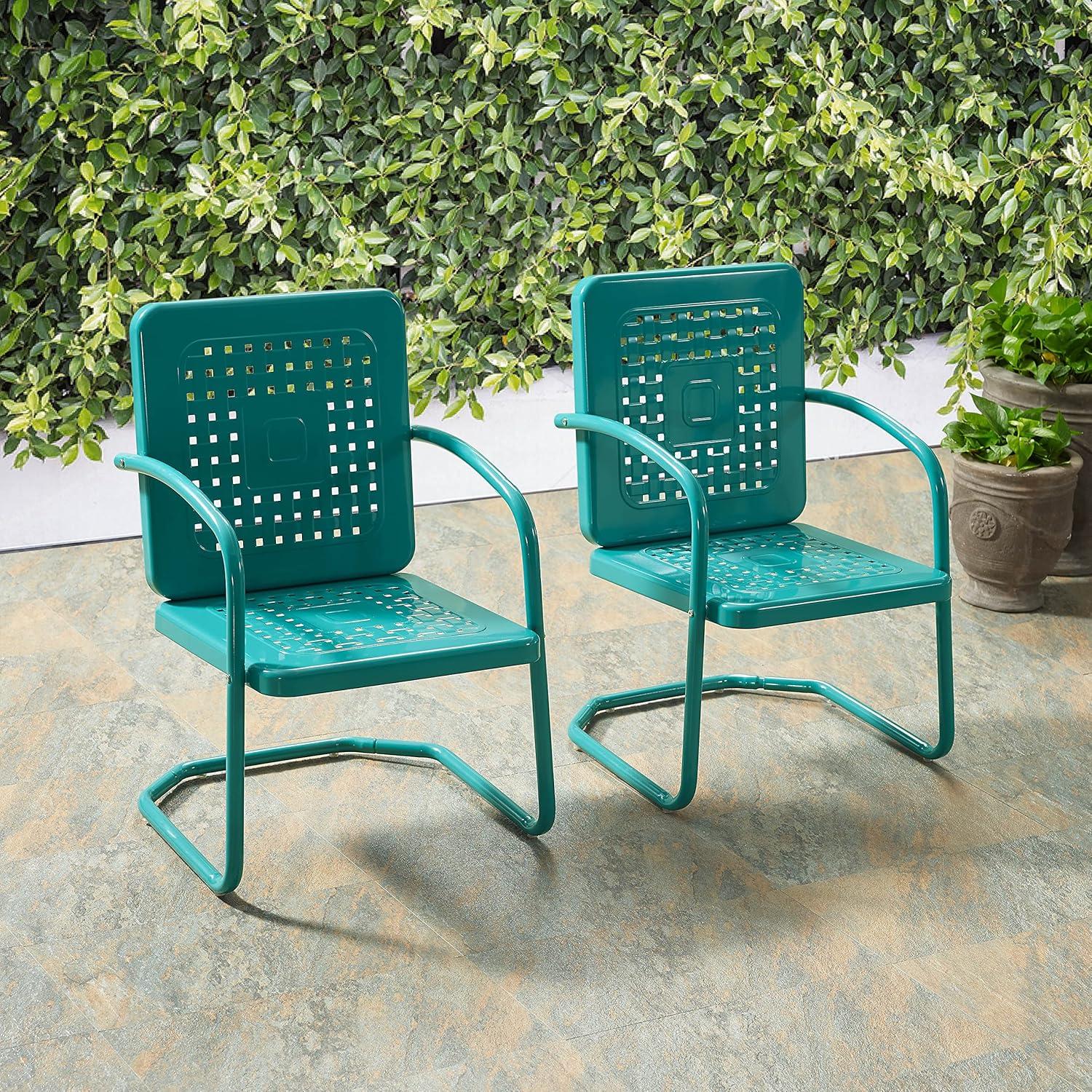 Kutcher Powder Coated Steel Outdoor Lounge Chair