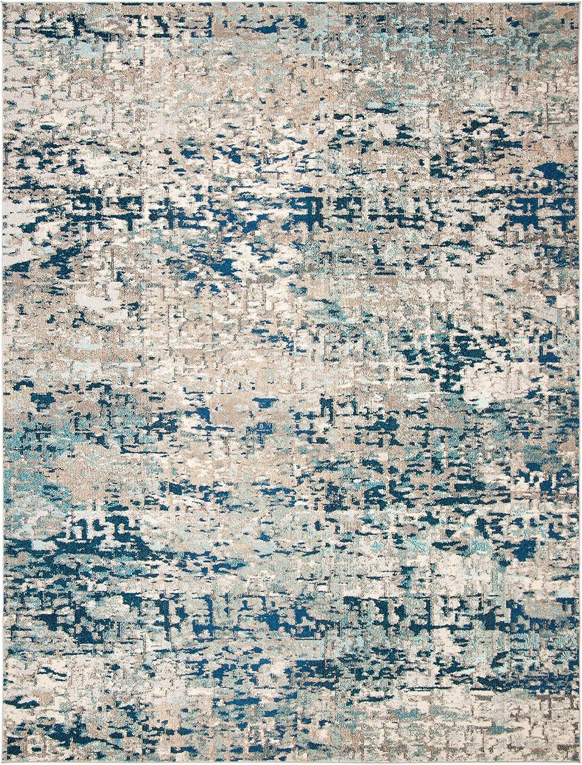 Madison Abstract Gray Area Rug