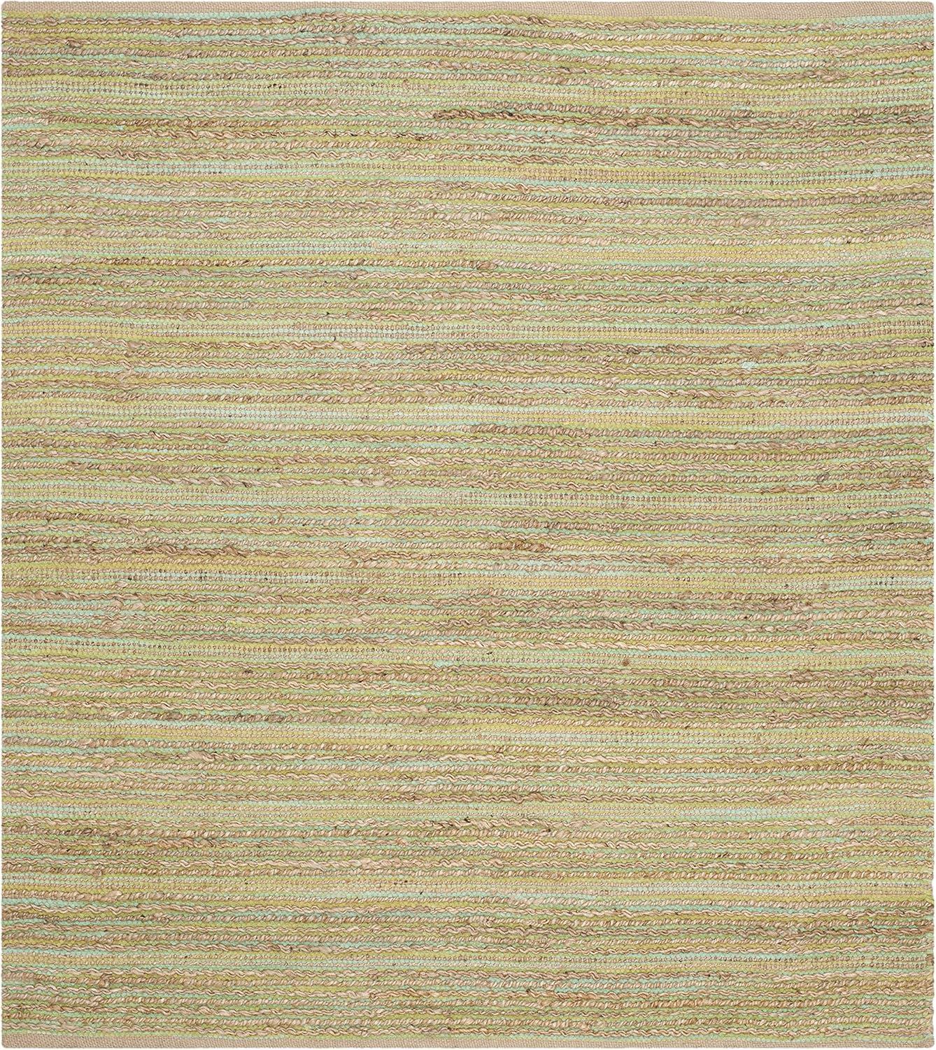 Cape Cod CAP851 Woven Indoor Area Rug - Green - 6'x6' - Safavieh