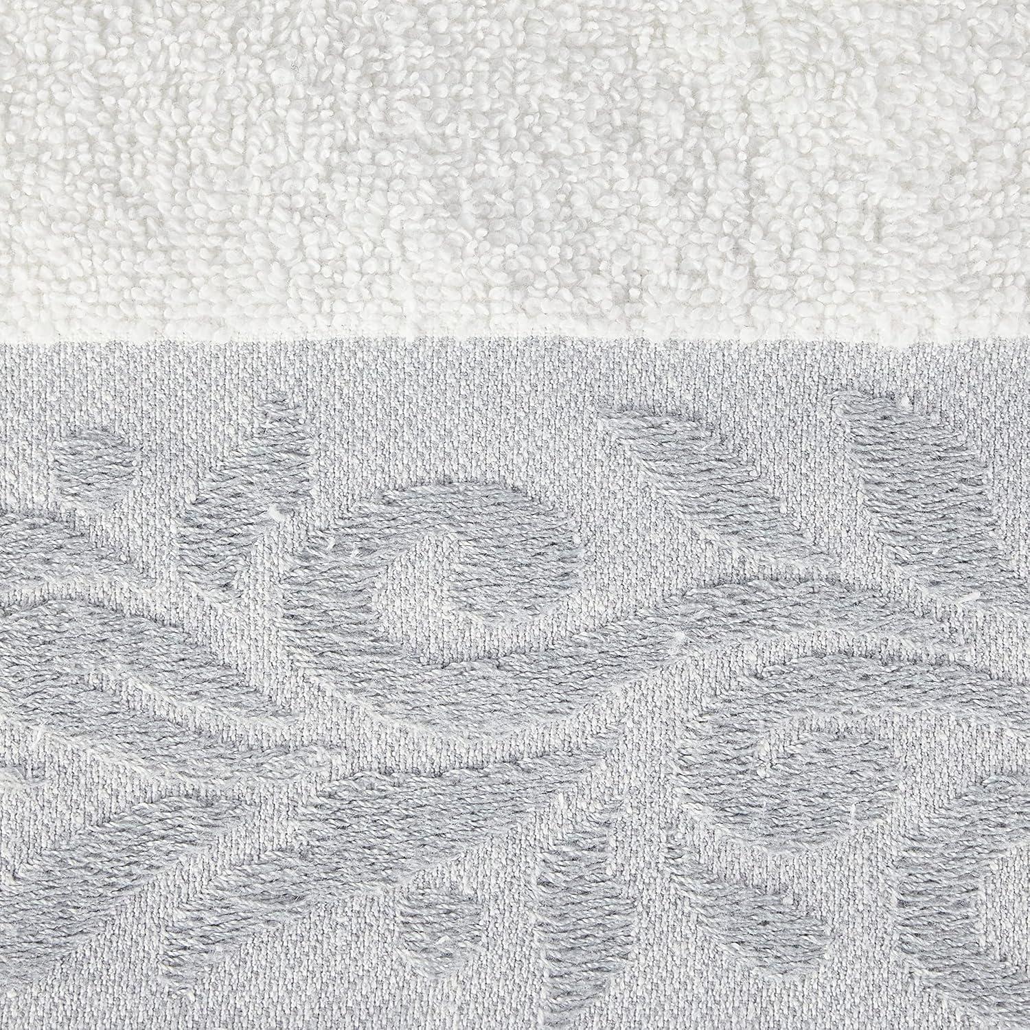 Modern Threads Modern Threads 600 GSM 6-Piece Towel Set with Filgree Jacquard Border