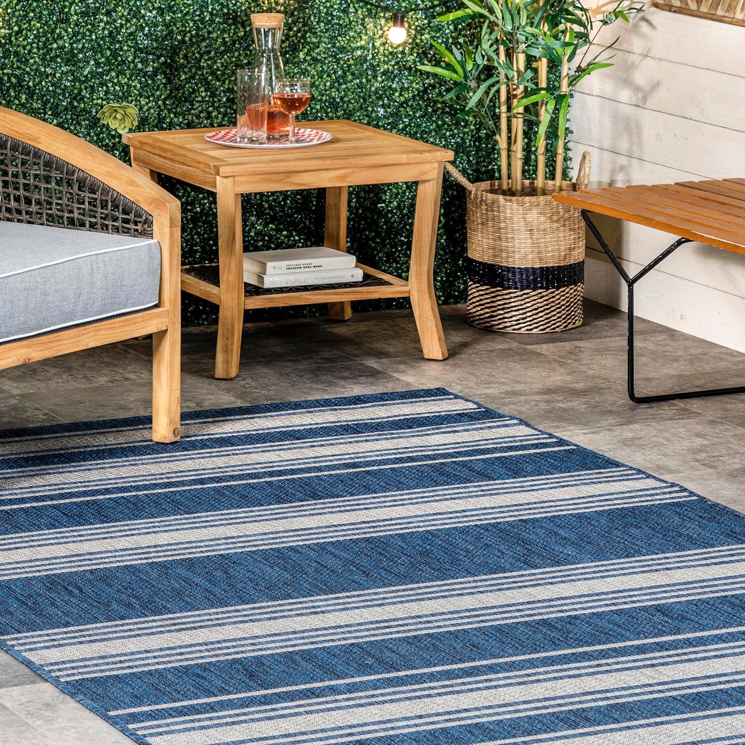 Lauren Liess x Rugs USA Romy Striped Indoor/Outdoor Area Rug