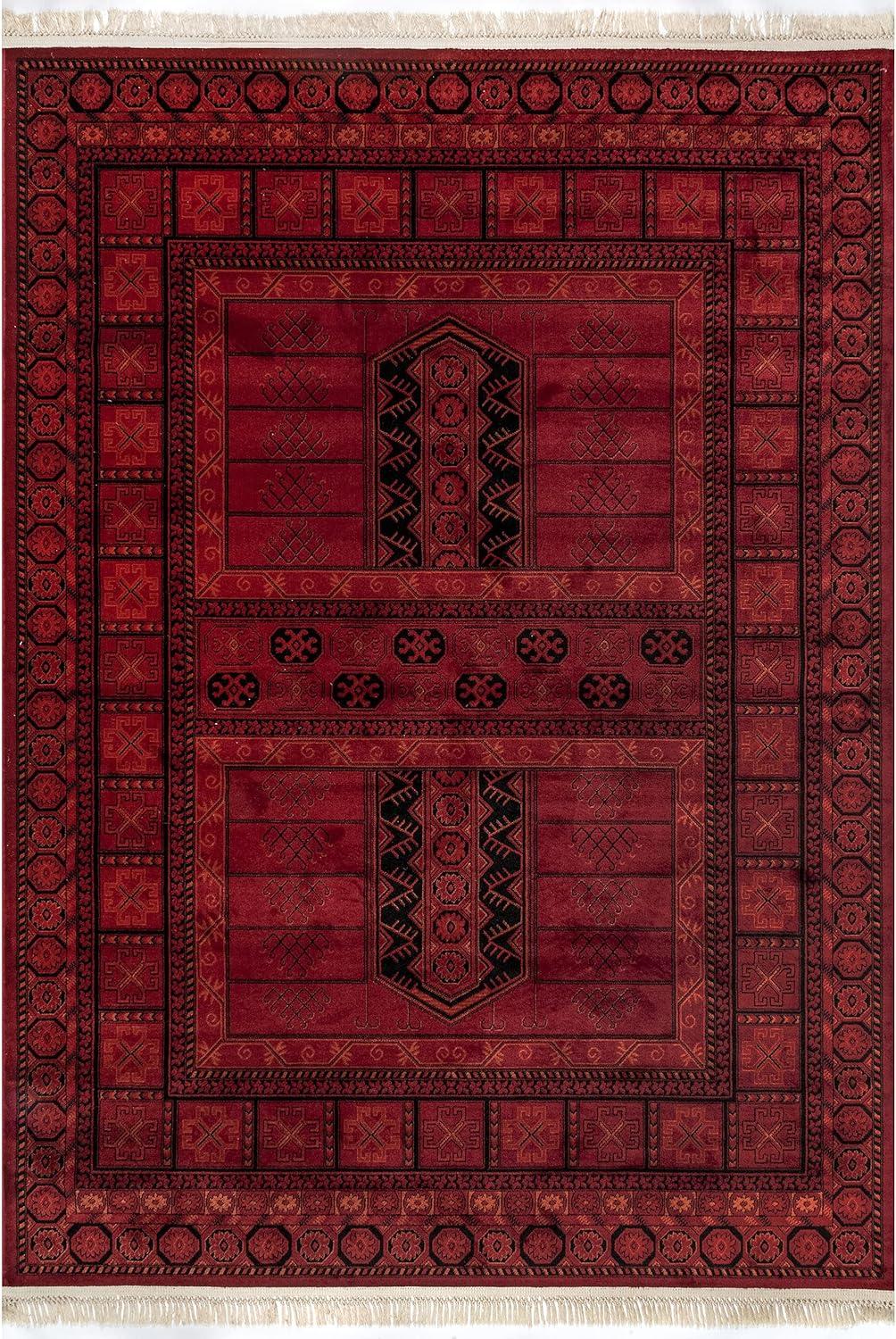 Nuloom Billie Traditional Paneled Fringe Indoor Area Rug