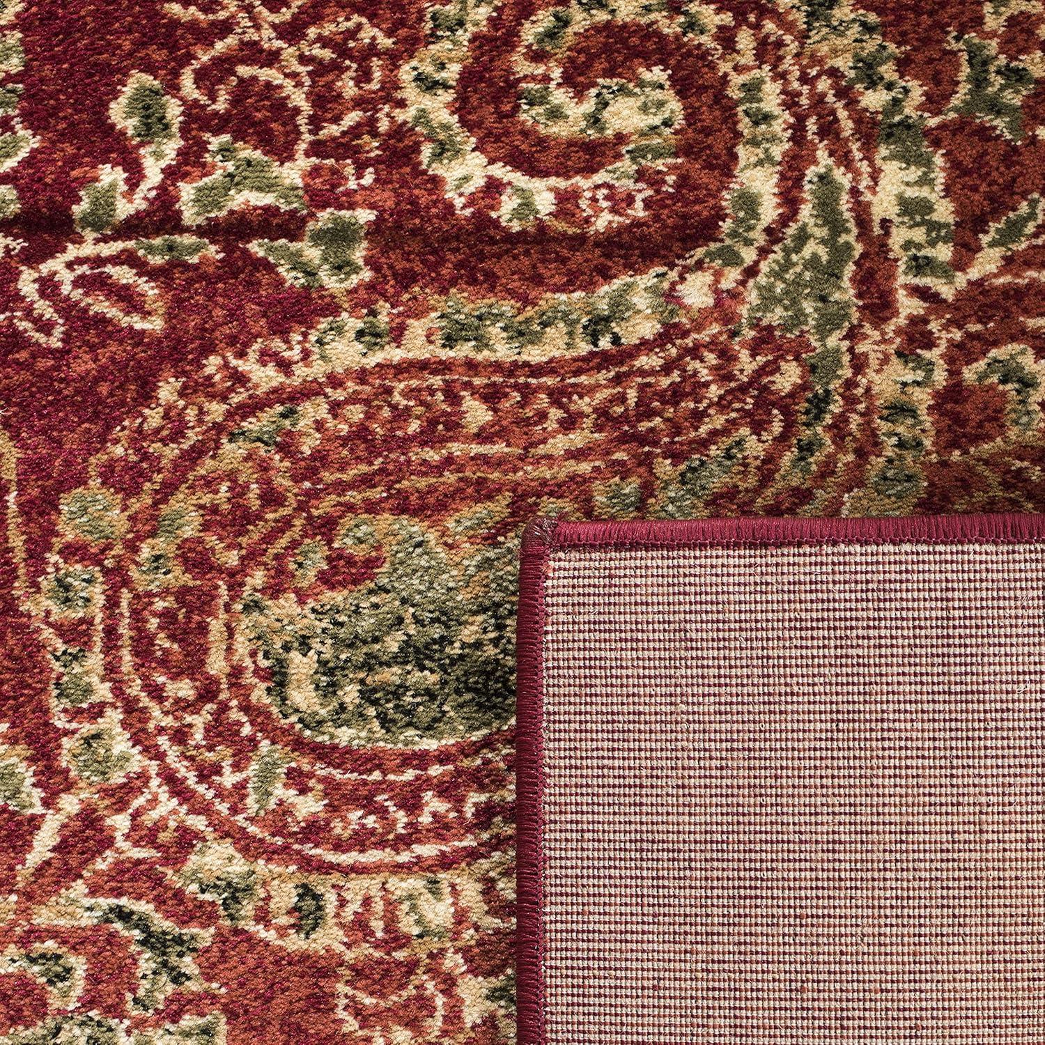 Lyndhurst LNH224 Power Loomed Area Rug - Red/Multi - 8'x11' - Safavieh
