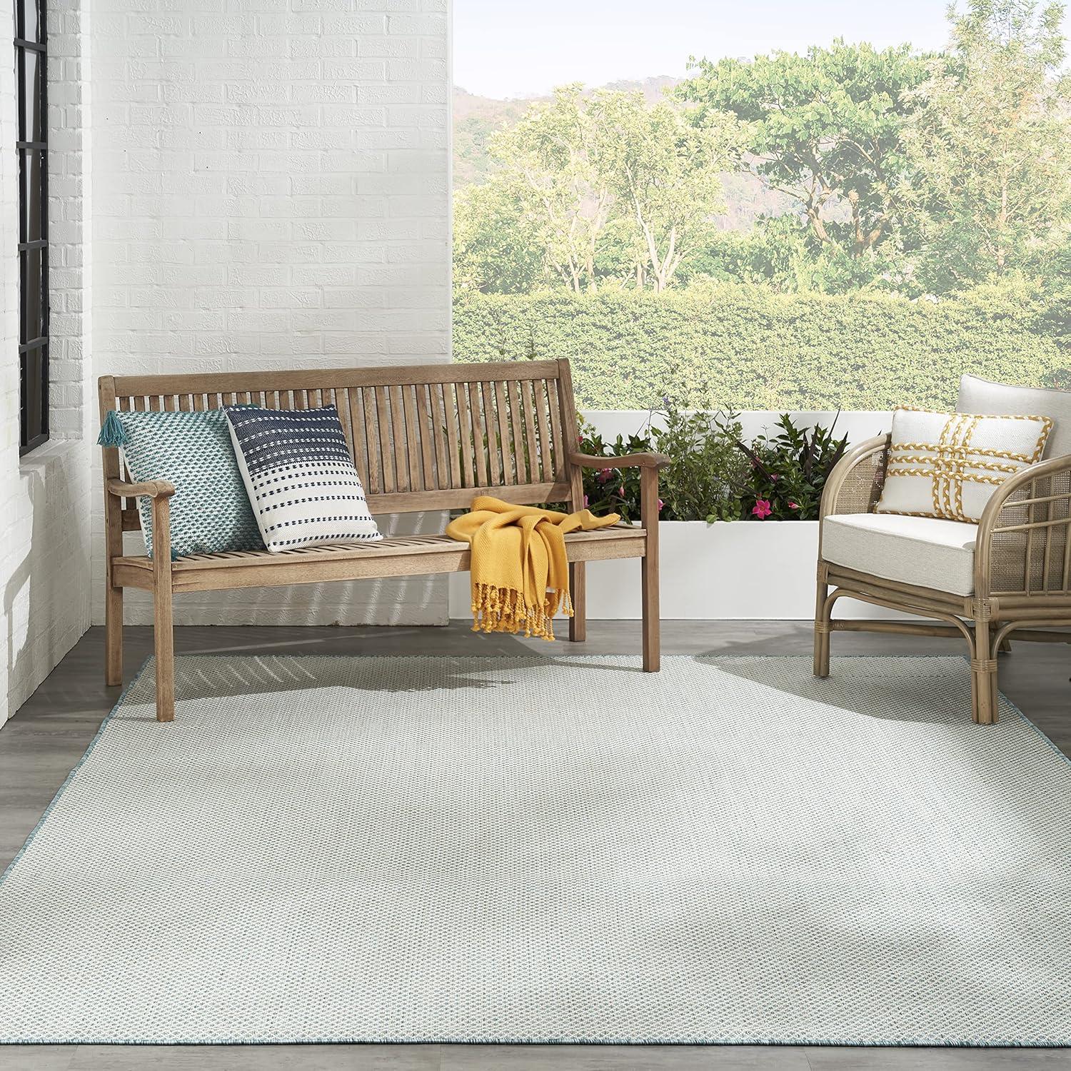 Nourison Courtyard Modern Easy Care Outdoor Rug