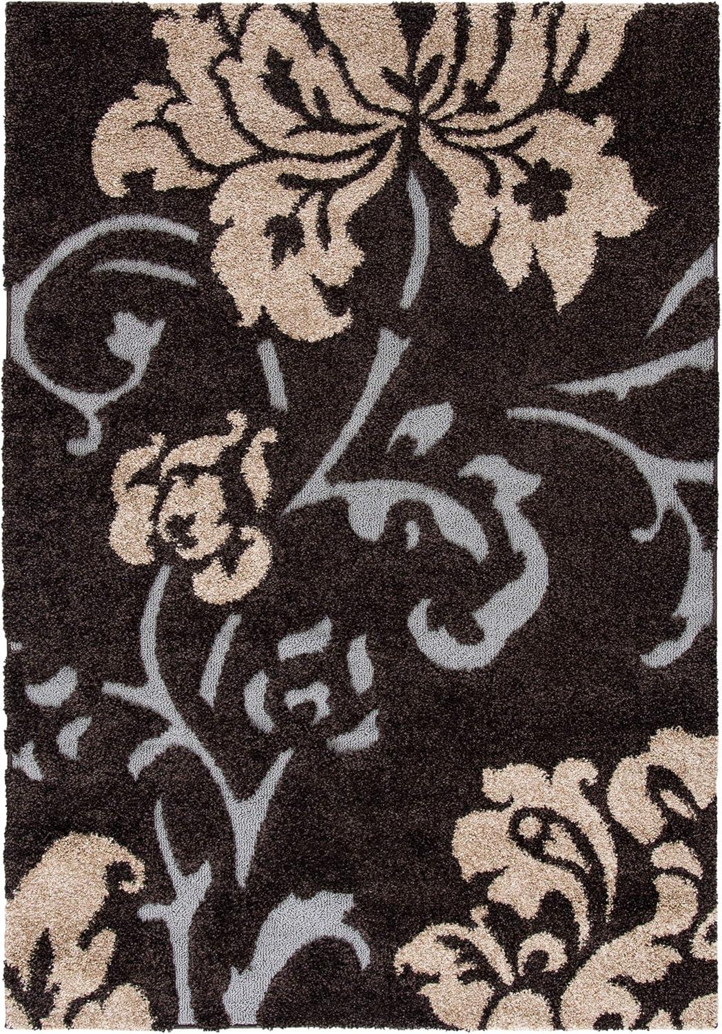 Florida Shag SG458 Power Loomed Rugs - Safavieh