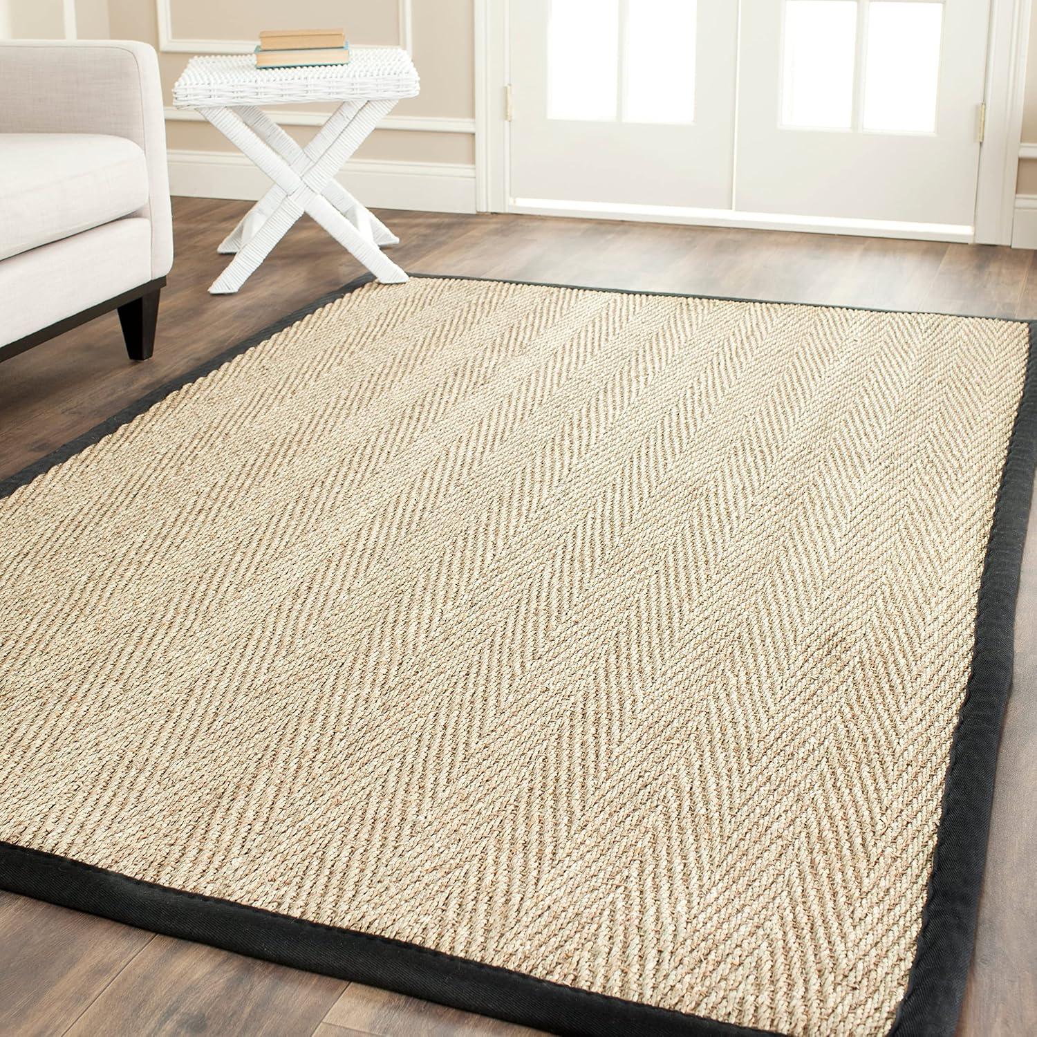 Natural Fiber NF115 Power Loomed Indoor Area Rug - Natural/Brown - 5'x8' - Safavieh
