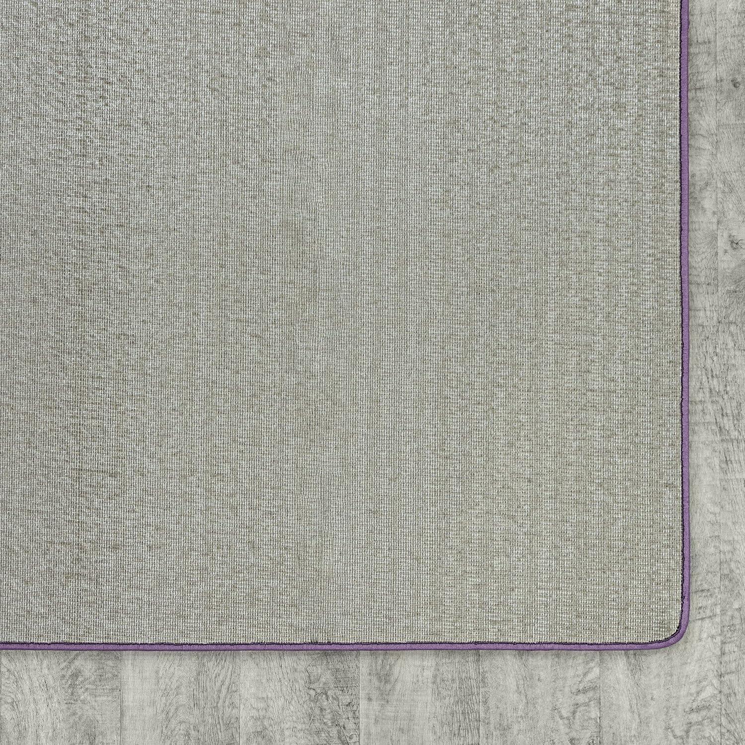 Endurance Soft Tufted Purple 12' x 7'6" Synthetic Area Rug