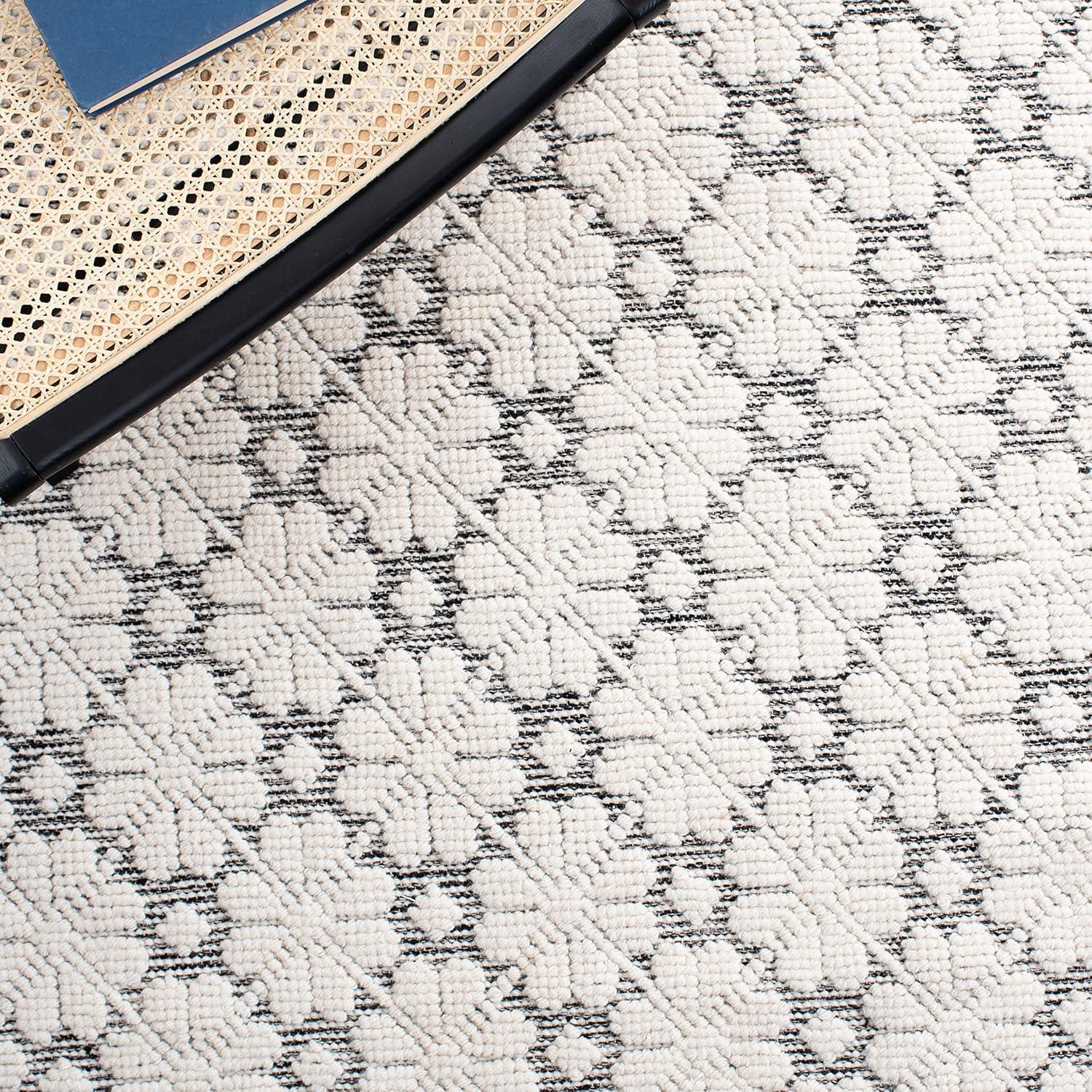 Martha Stewart Vermont - MSR3503 - Indoor Hand Woven Area Rugs - Ivory - 6'x9'