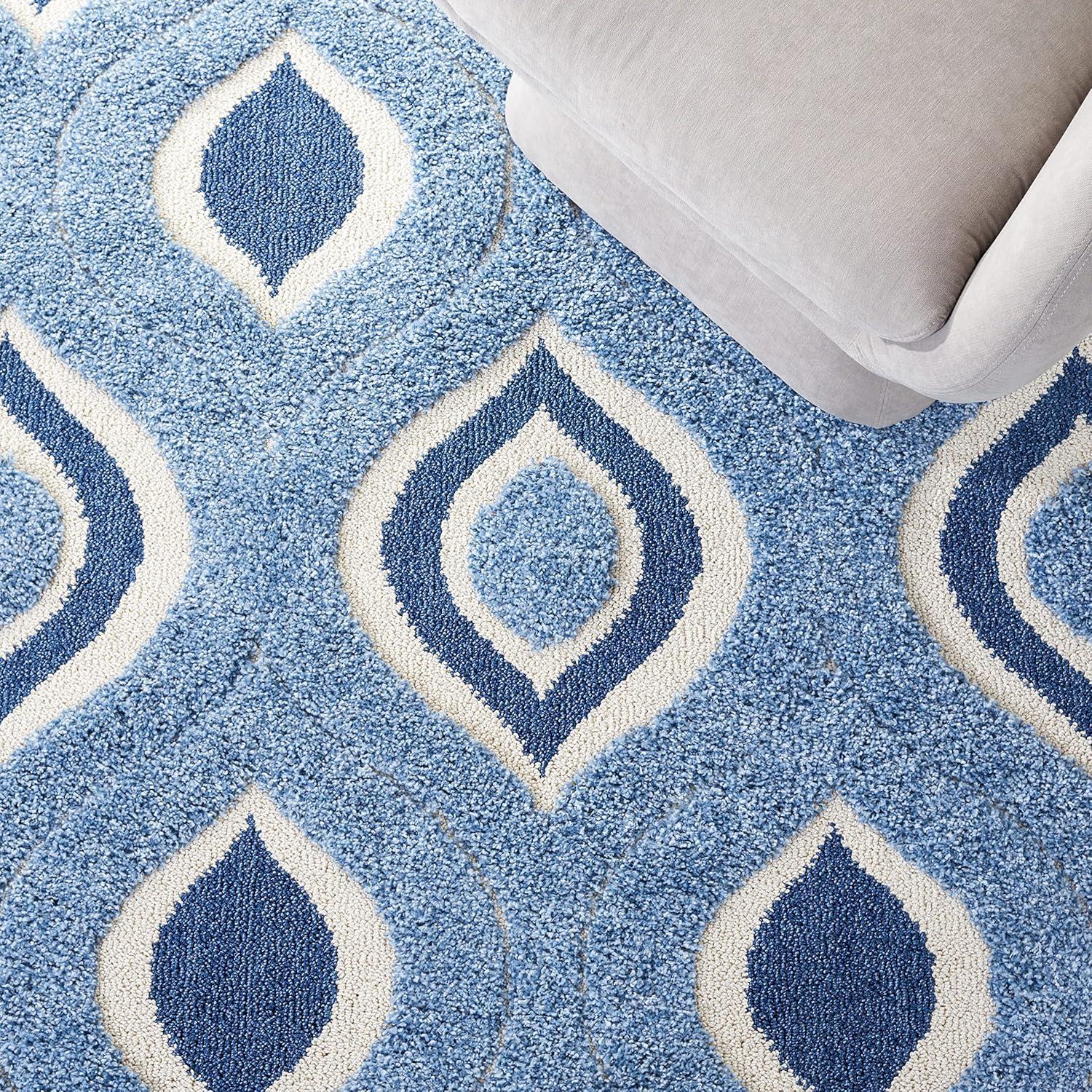 George Oliver Florida Shag Performance Geometric Rug