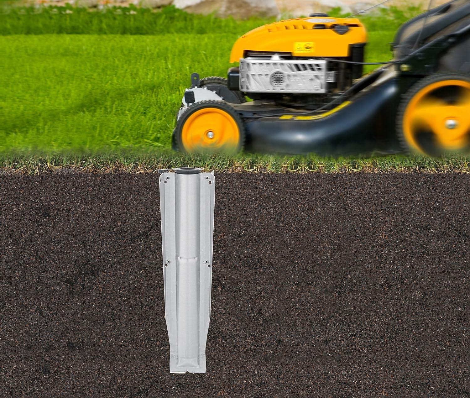 Brabantia Brabantia Lift-O-Matic Outdoor Clothesline (164 Feet), with Metal Ground Spike and Protective Cover