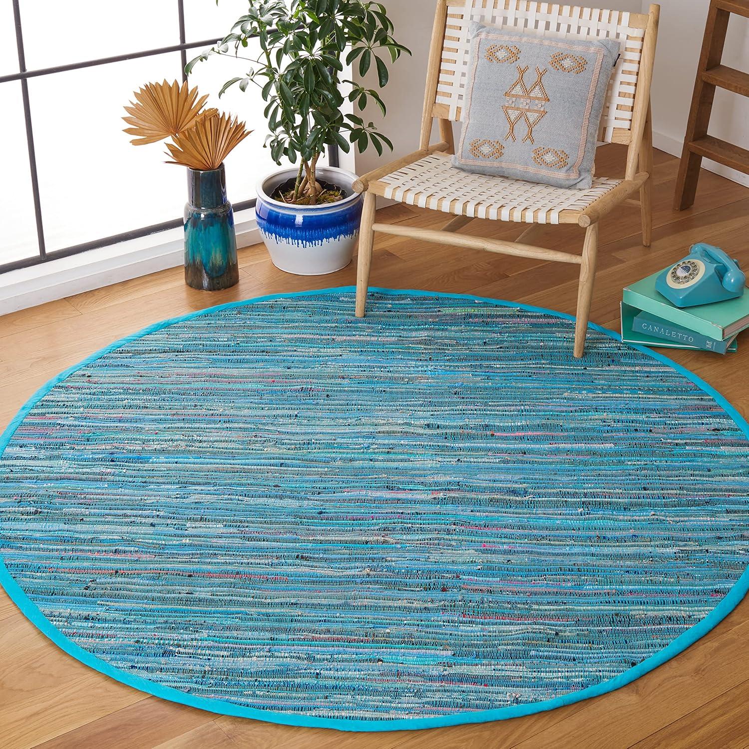 Rag Area Rug RAR121 Hand Woven Area Rug  - Safavieh