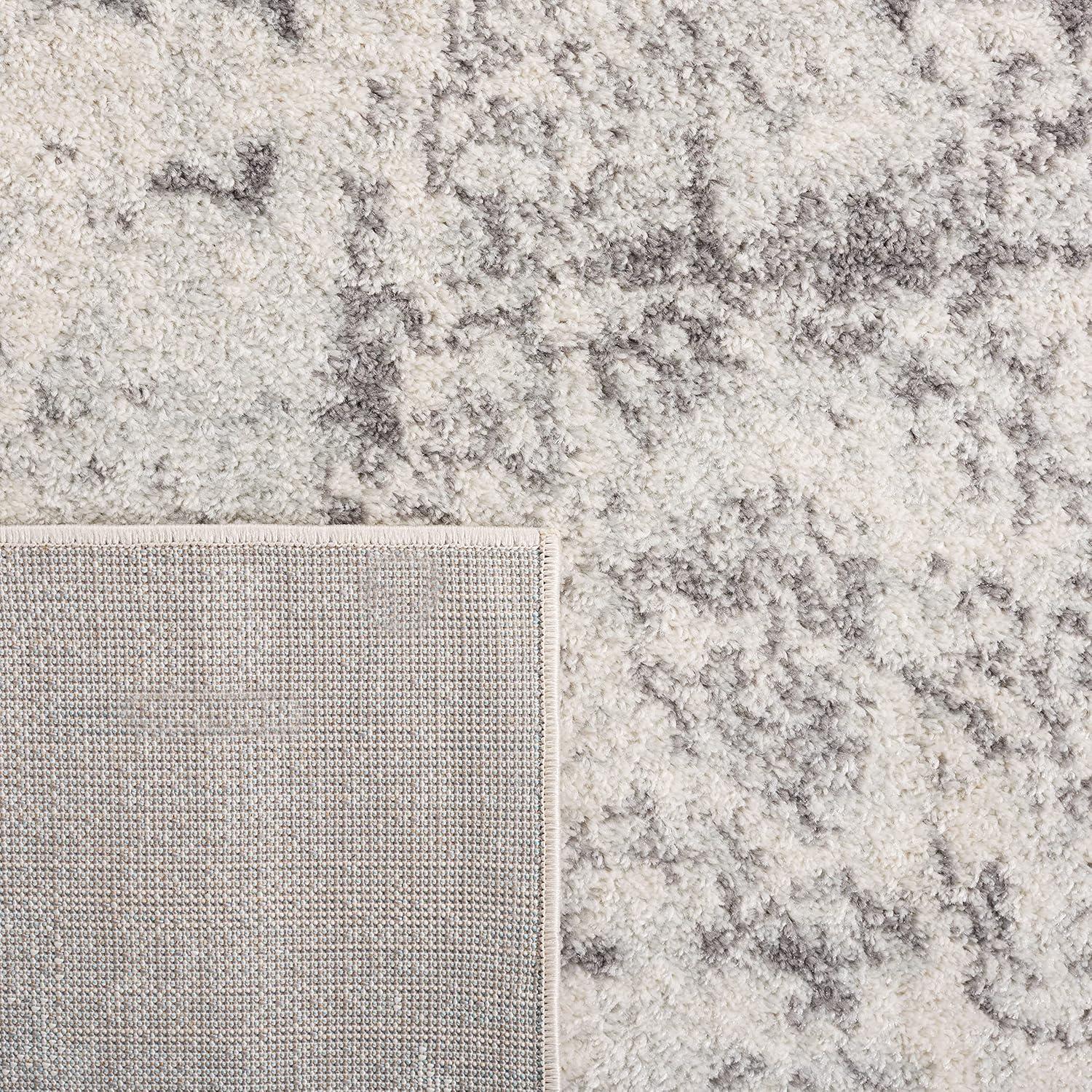 Tulum TUL284 Power Loomed Area Rug - Ivory/Grey - 5'3"x7'6" - Safavieh.