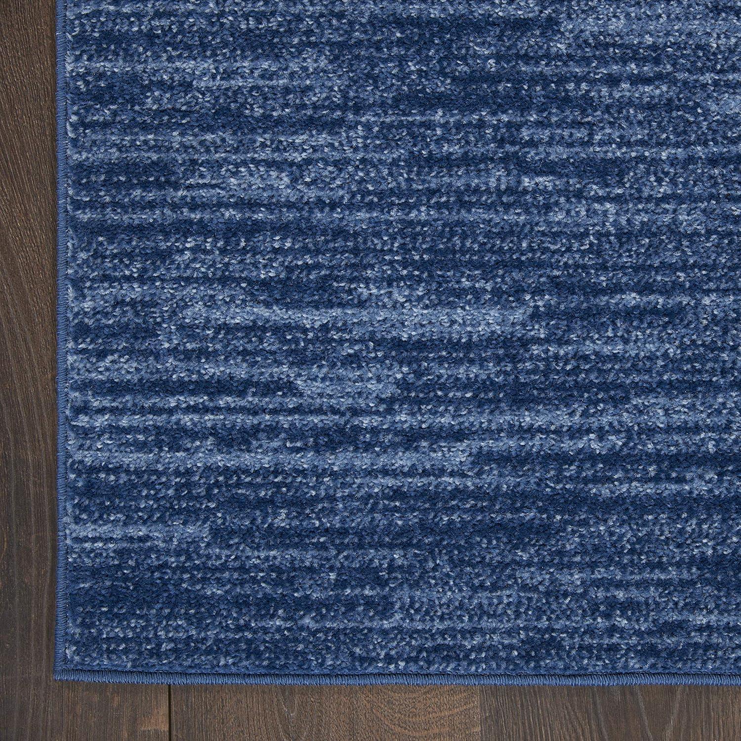Nourison Nourison Essentials NRE01 Indoor/outdoor Area Rug - Navy Blue 7' x 10'
