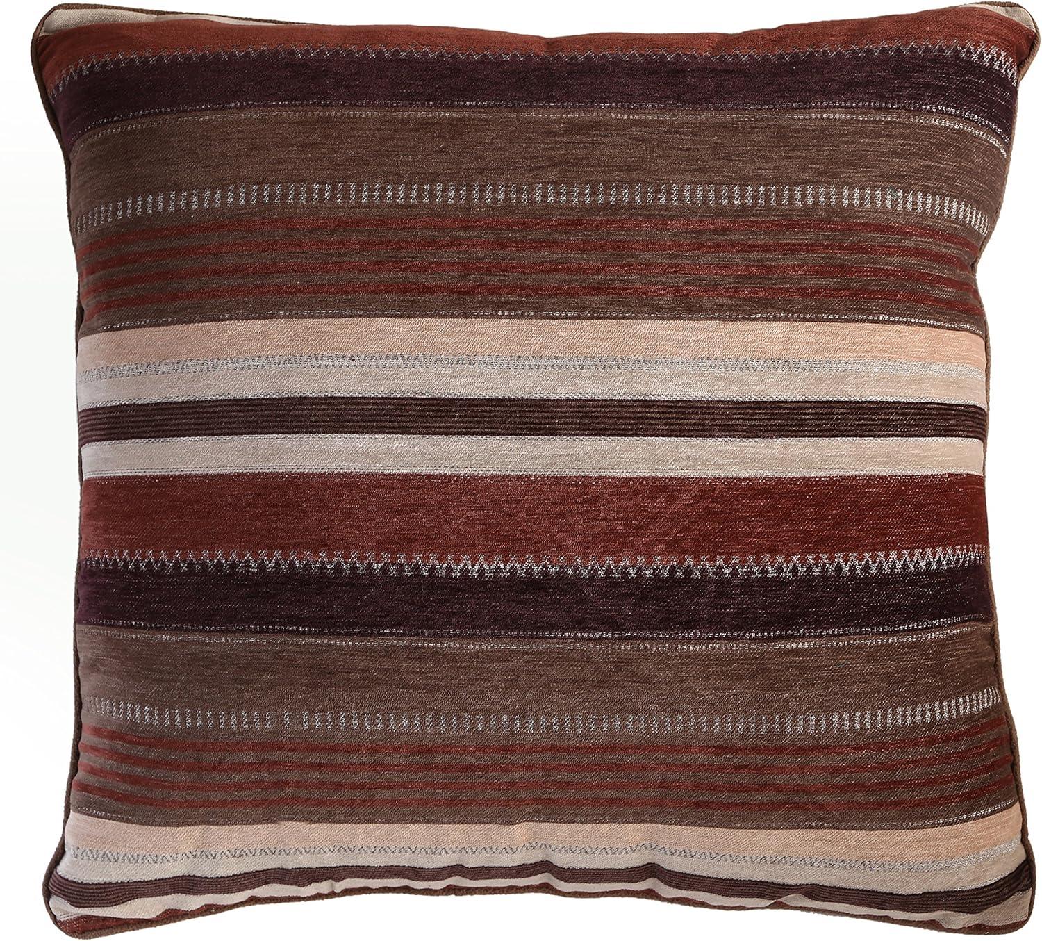 Old West Stripe Polyester Euro Sham