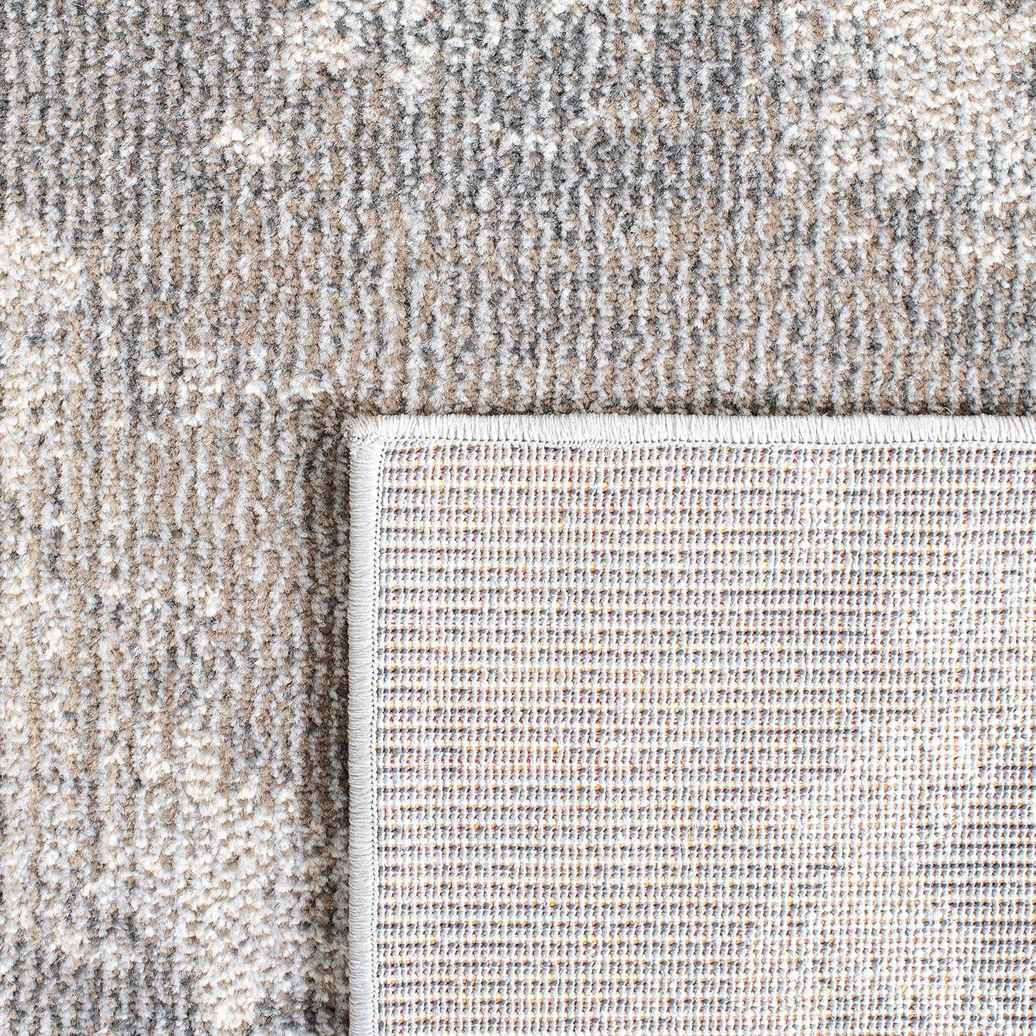 Madison MAD440 Power Loomed Indoor Area Rug - Beige/Grey - 5'3"x7'6" - Safavieh