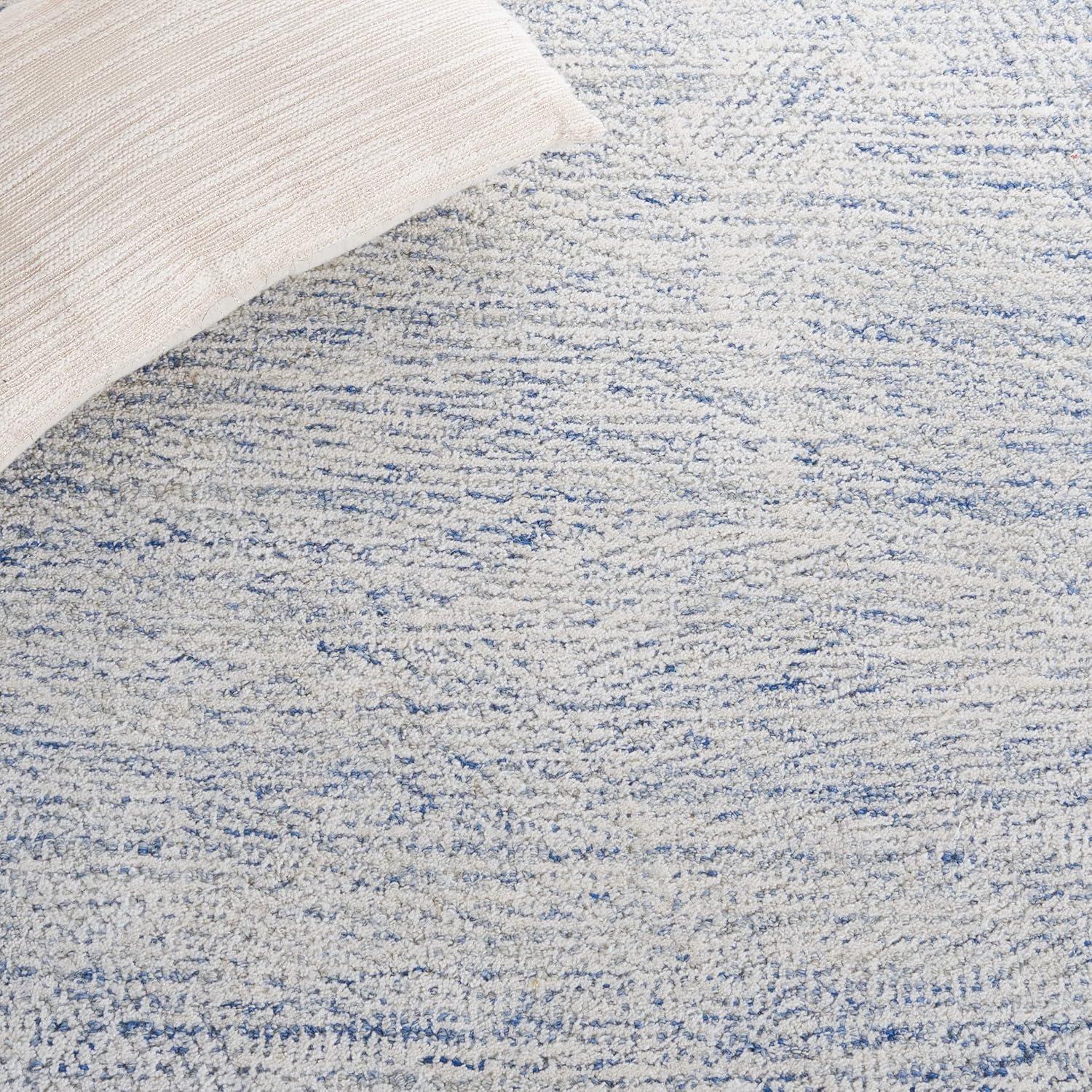 Metro MET999 Hand Tufted Indoor Runner Rug - Blue/Ivory - 2'3"x8' - Safavieh