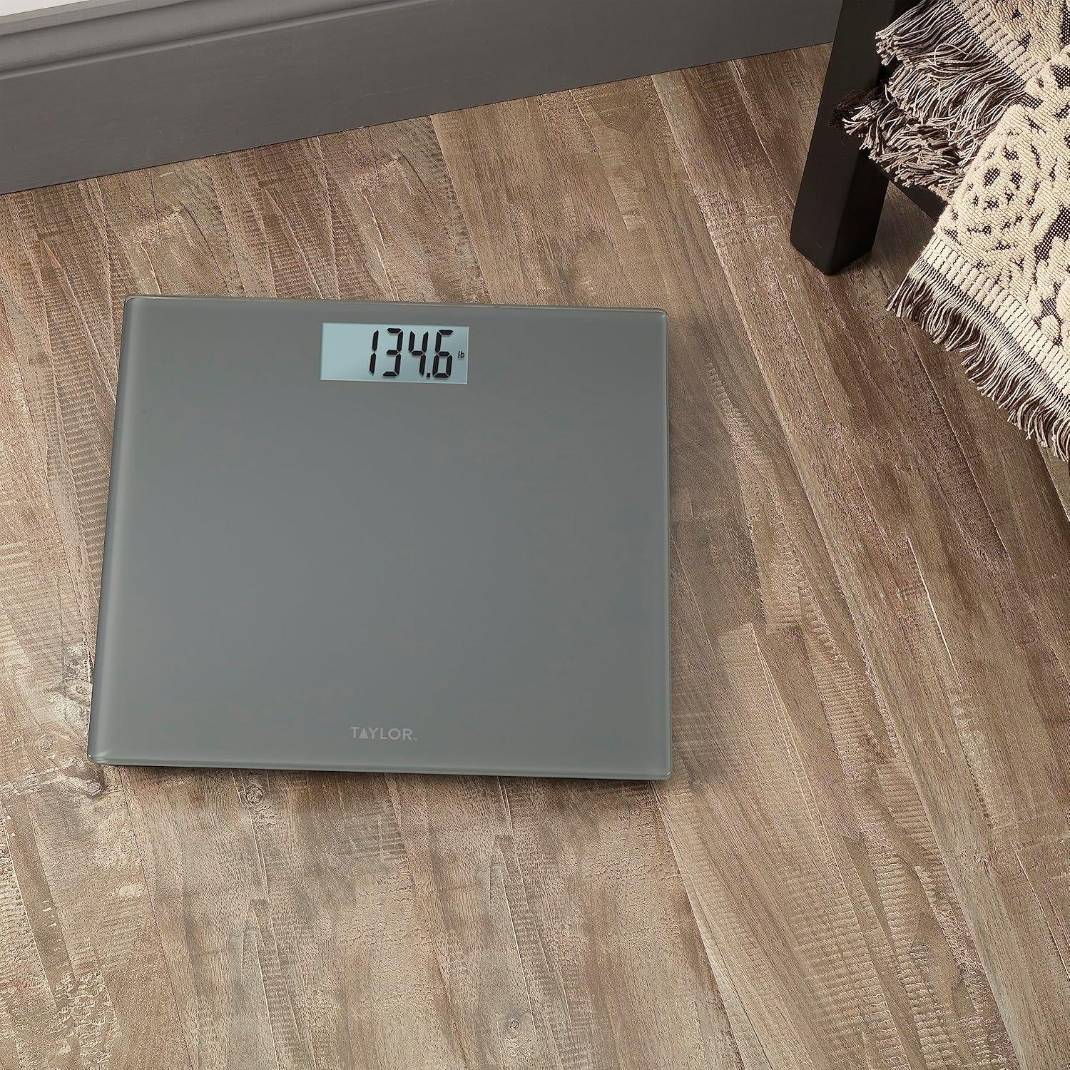 Taylor Digital Scale, 400 LB Capacity, 11.8 x 11.8 Inches