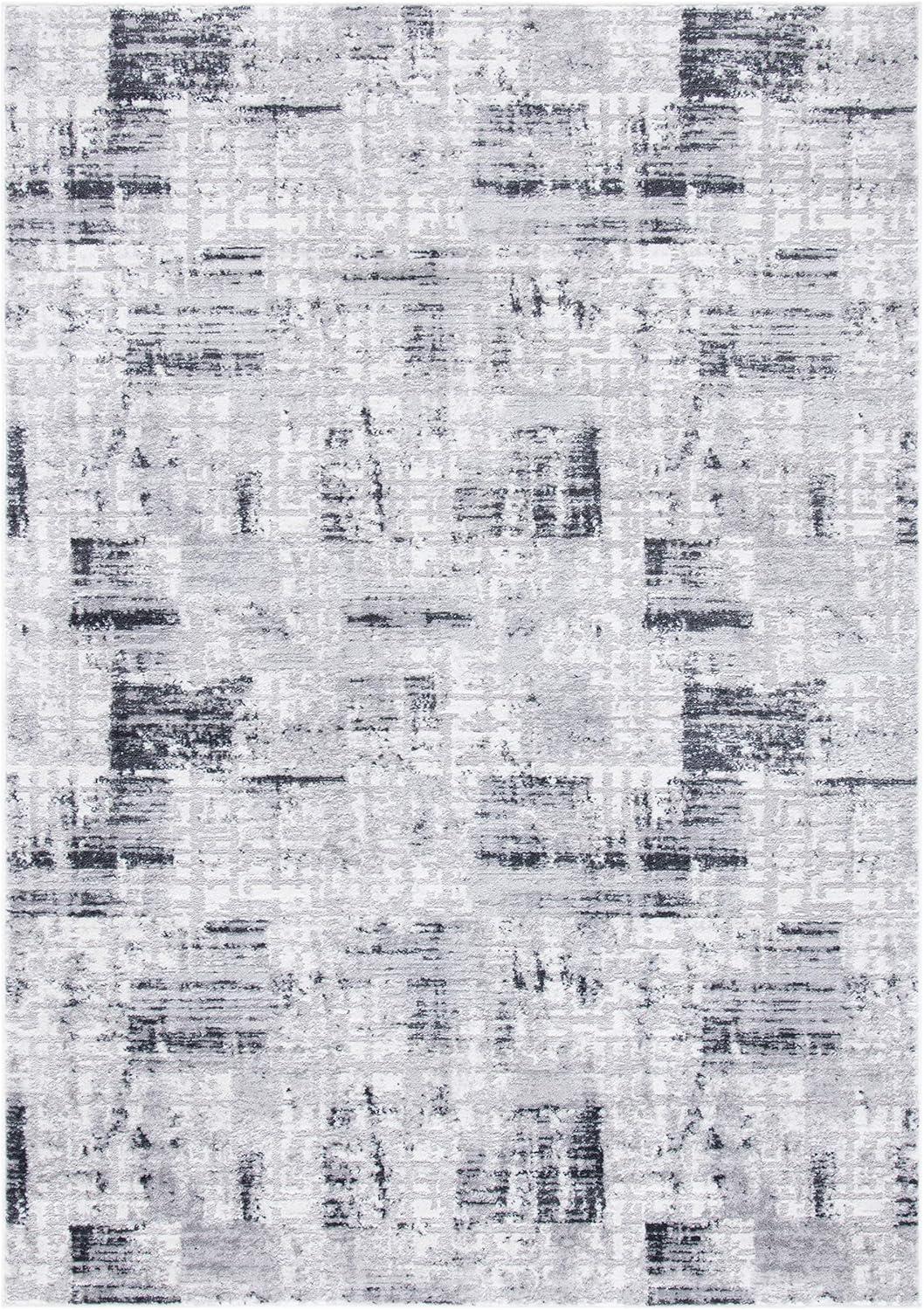 Amelia ALA786 Power Loomed Accent Rug - Grey/Charcoal - 3'x5' - Safavieh.