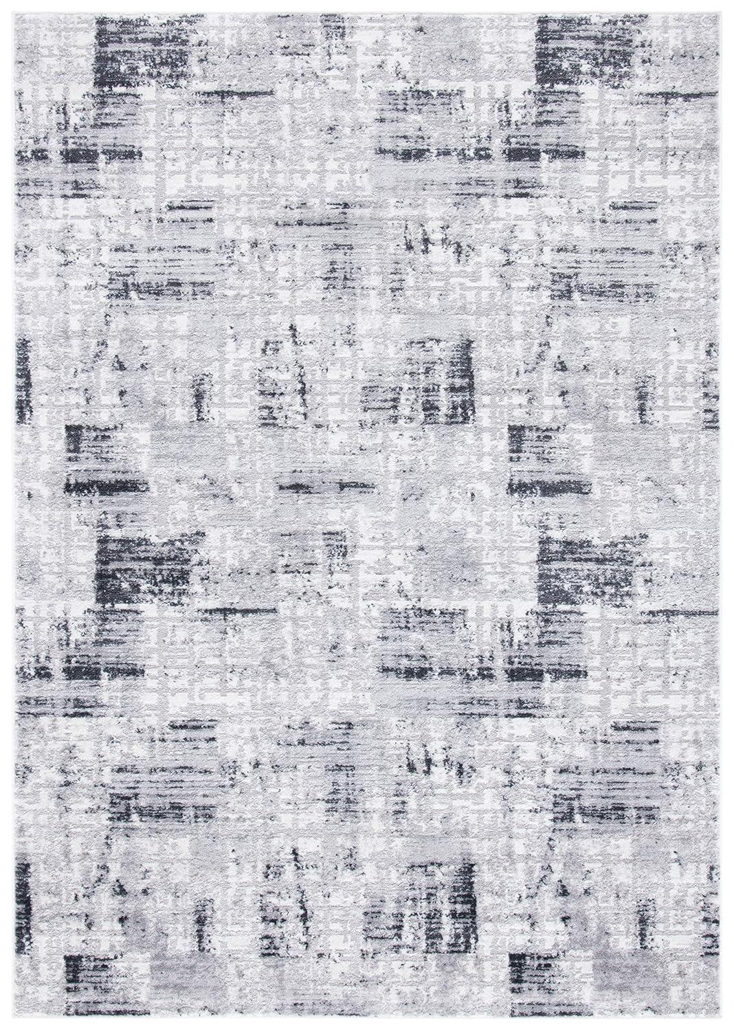 Amelia ALA786 Power Loomed Accent Rug - Grey/Charcoal - 3'x5' - Safavieh.