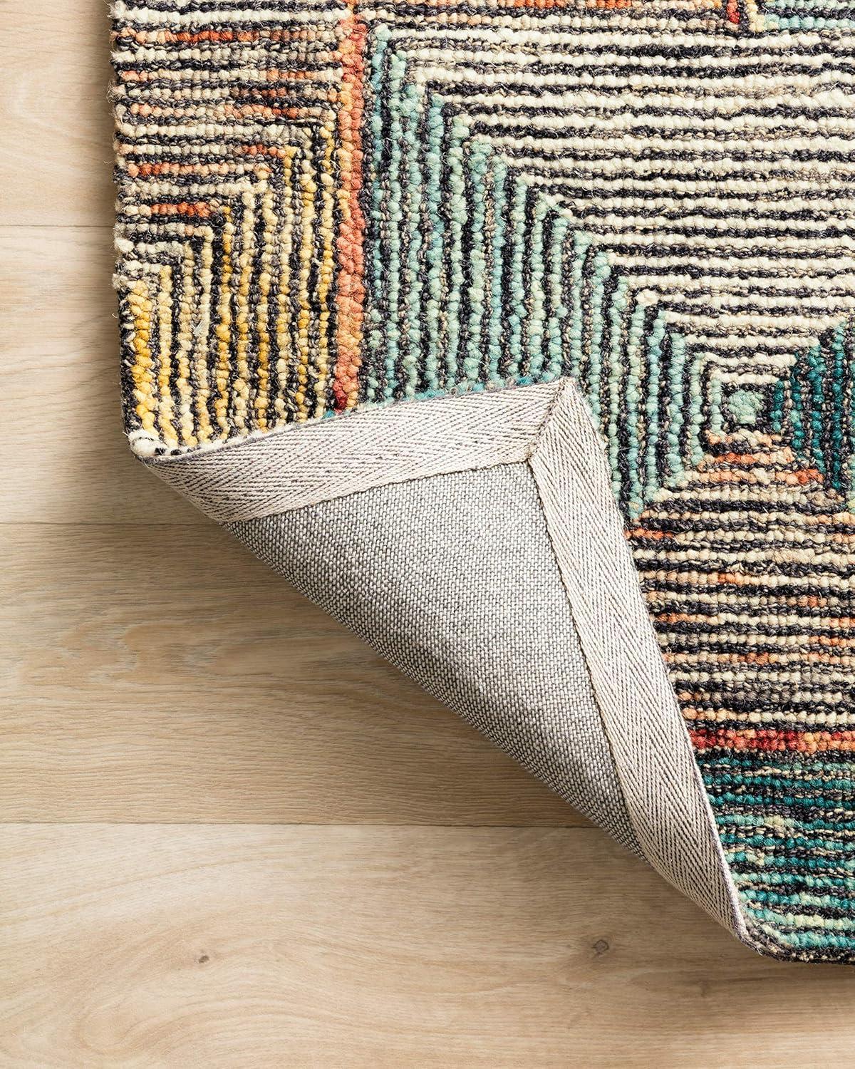 Loloi II Spectrum Geometric Lagoon / Spice Area Rug