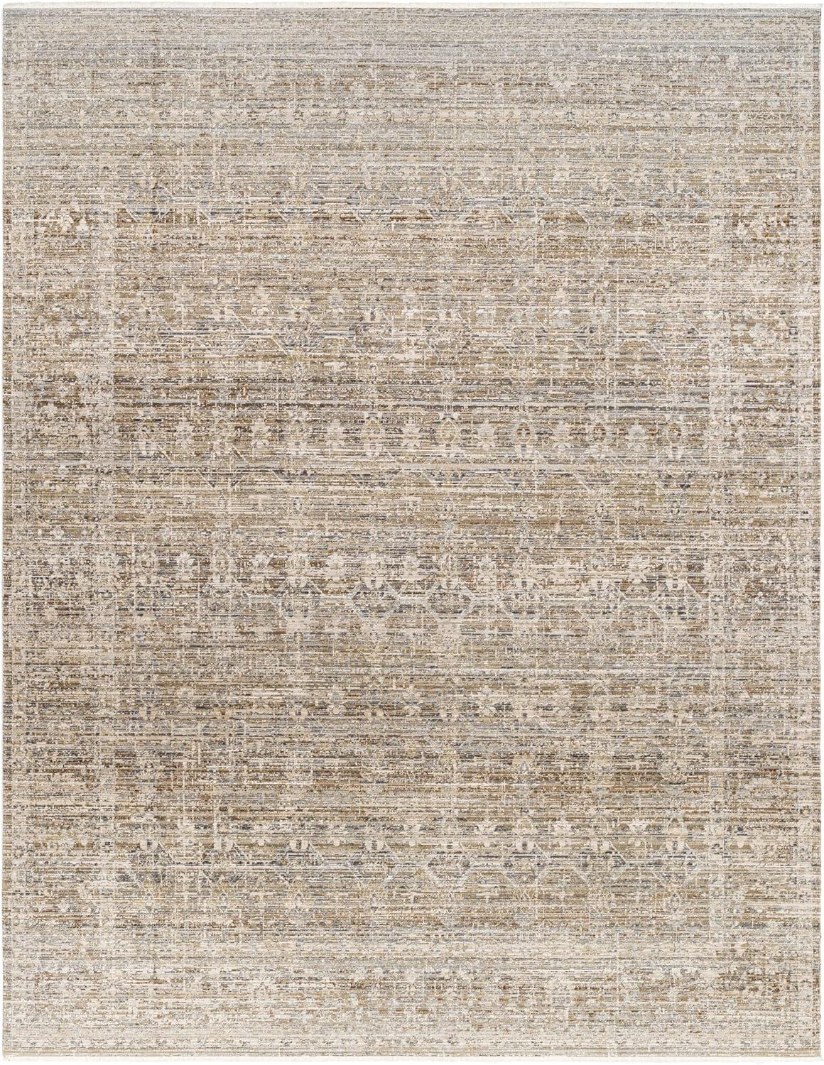 Livabliss x Becki Owens Margaret Damask Area Rug ,7'10" x 10', Vintage Brown