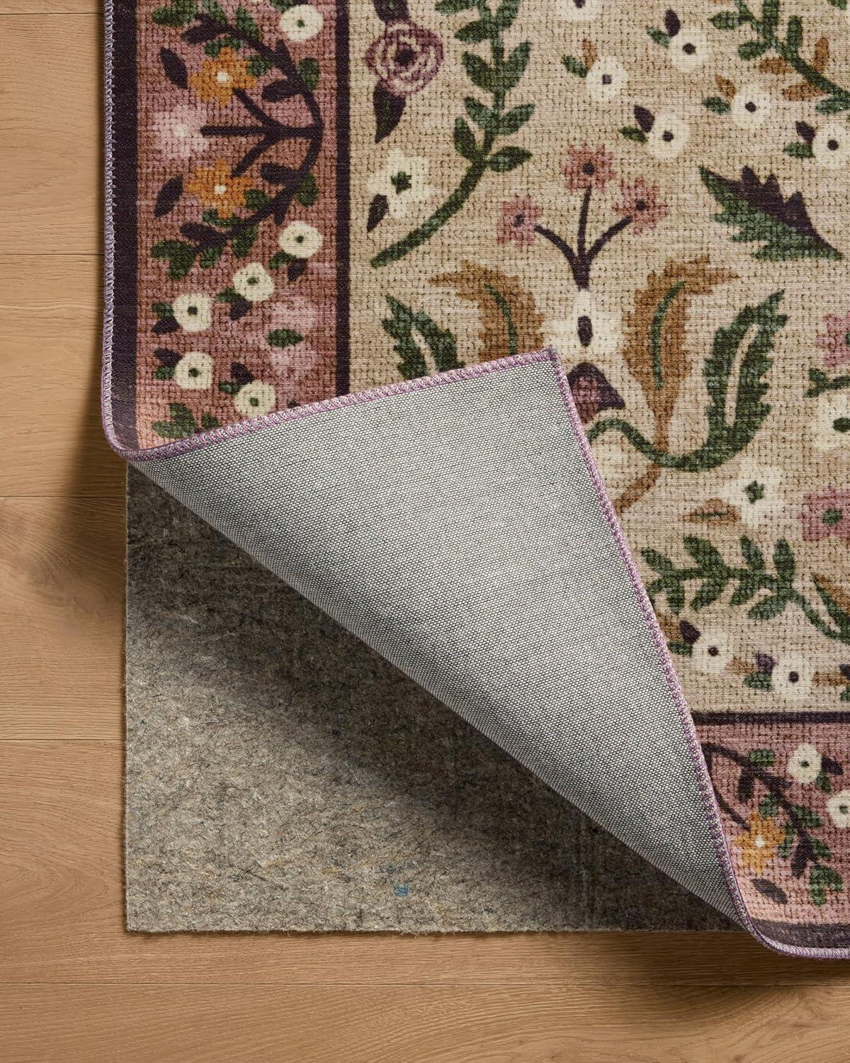 Rifle Paper Co. x Loloi Canopy Aubergine Area Rug