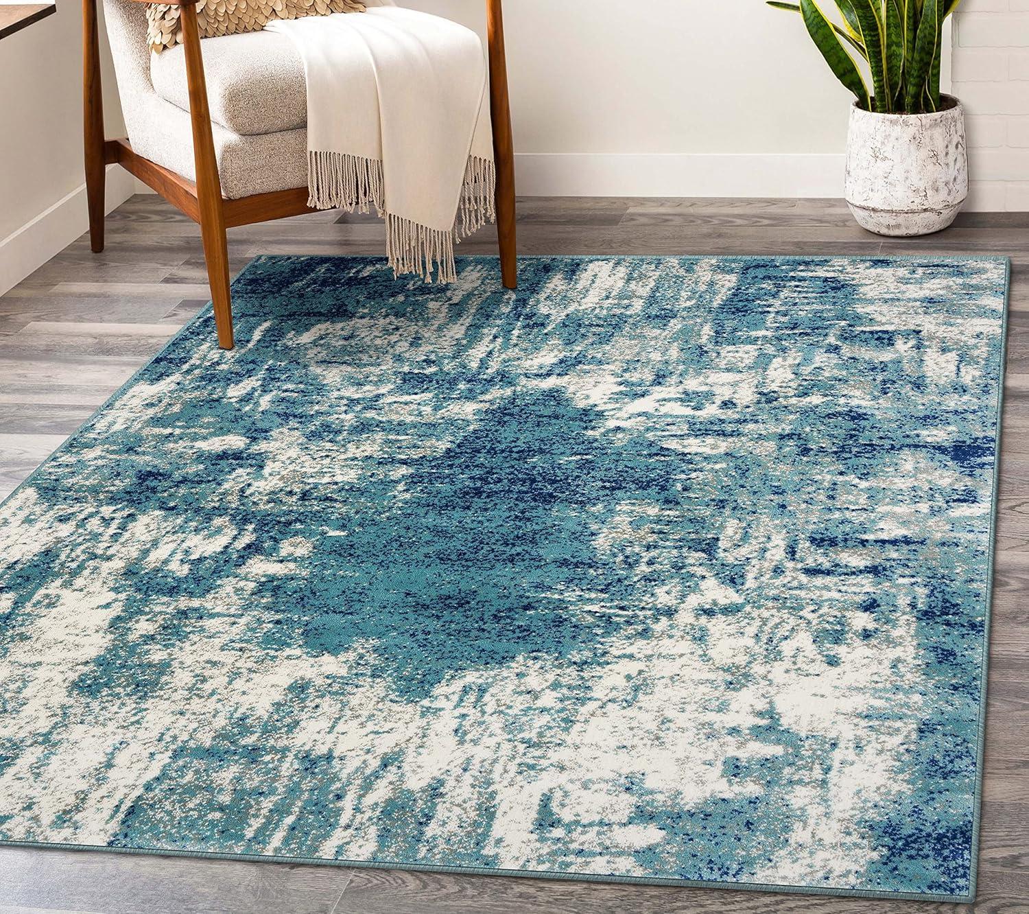 Luxe Weavers Victoria Collection Modern Abstract Area Rug