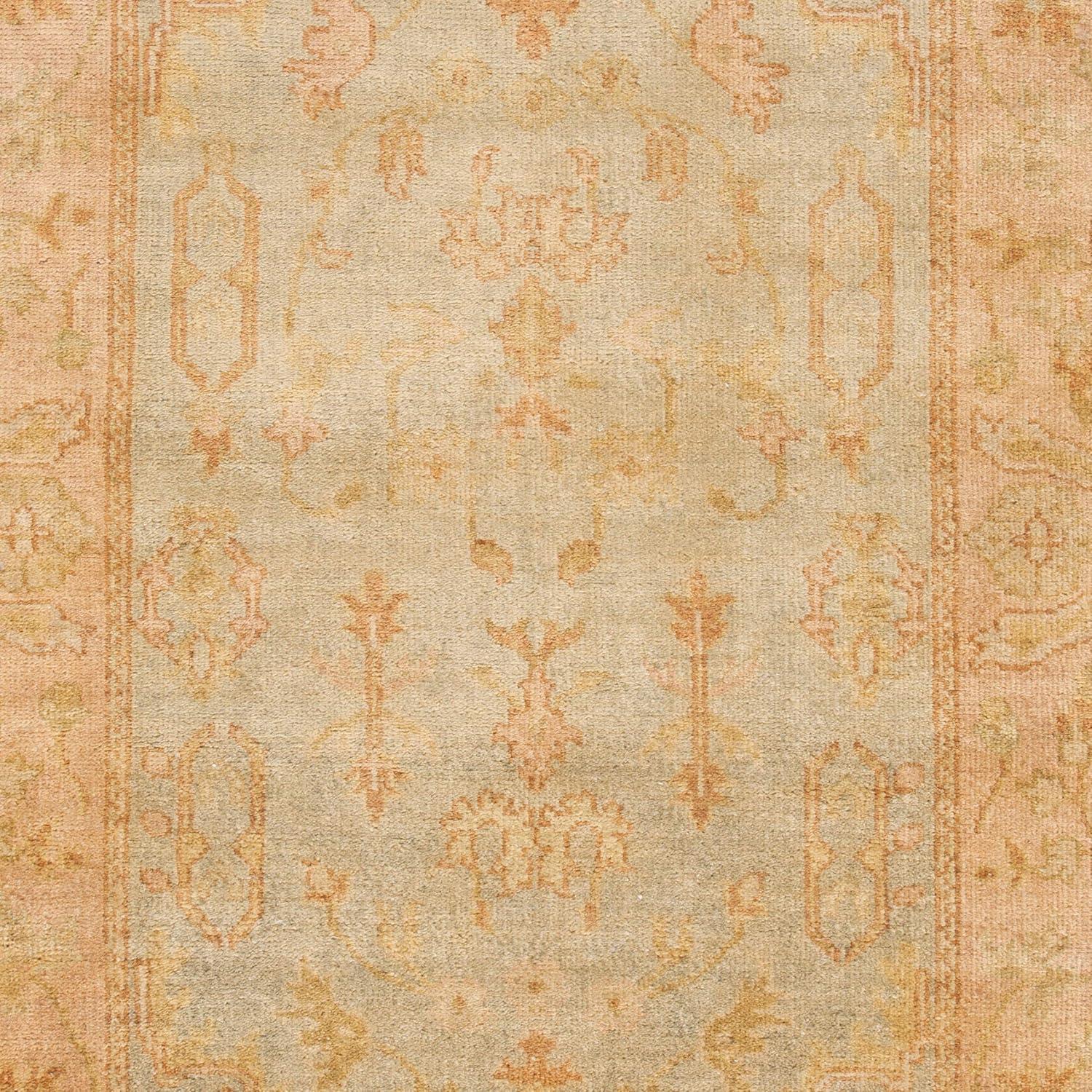 Oushak Hand Knotted Wool Oriental Rug