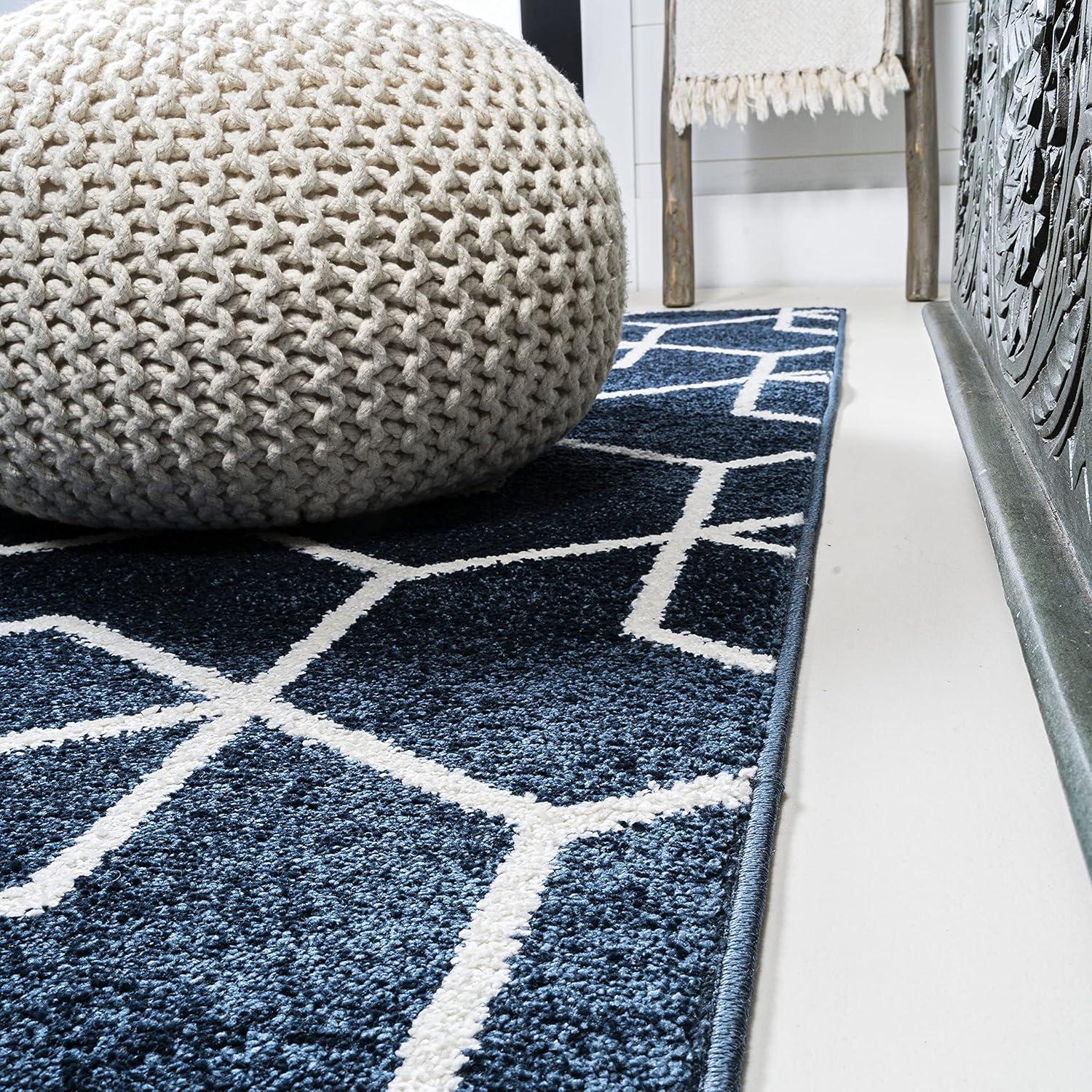 Tumbling Blocks Modern Geometric Area Rug - JONATHAN Y