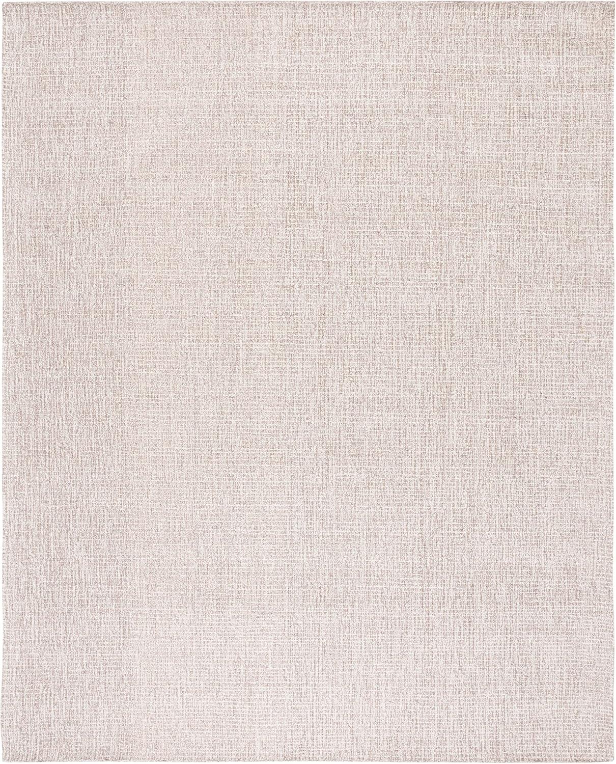 Handmade Abstract Gray Wool 8' x 10' Tufted Area Rug