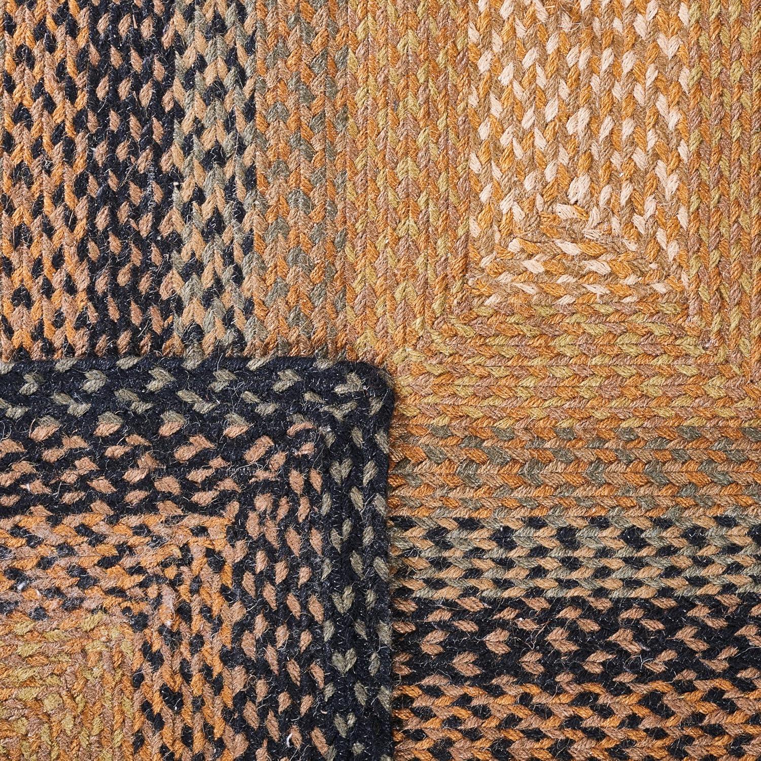 Braided BRD652 Flat Weave Indoor Area Rug - Natural/Sage - 6'x9' - Safavieh
