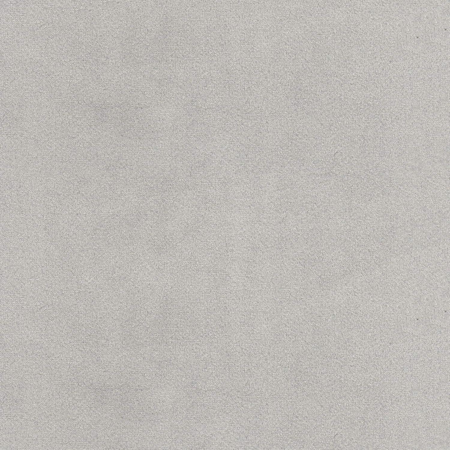 Tufted Velvet Ottoman - Silver - HomePop: Upholstered Footstool, Metal Legs, Polyester Fabric