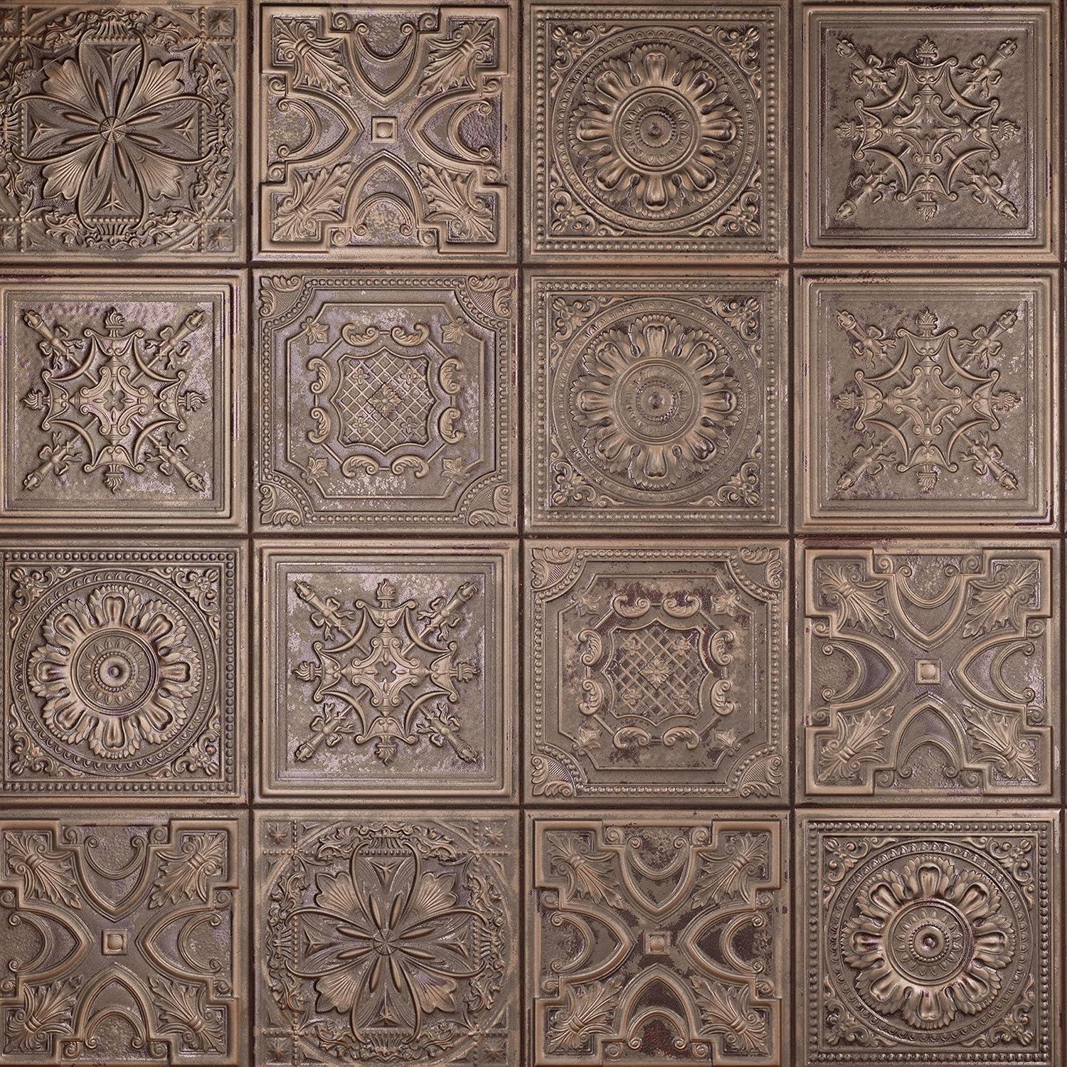 Fitz 8" x 8" Ceramic Patterned Wall Tile