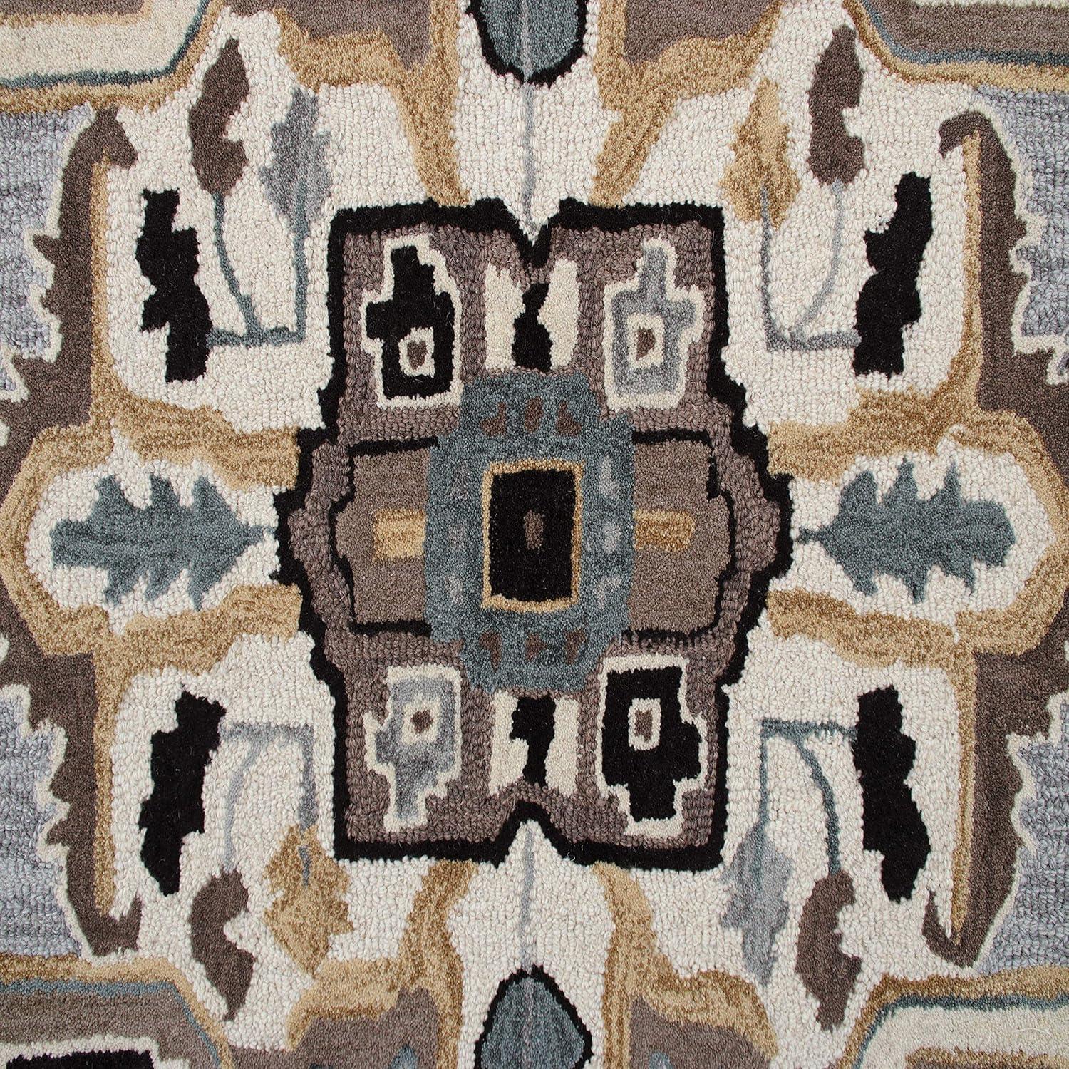 Aco Hand Tufted Southwestern Indoor Rug