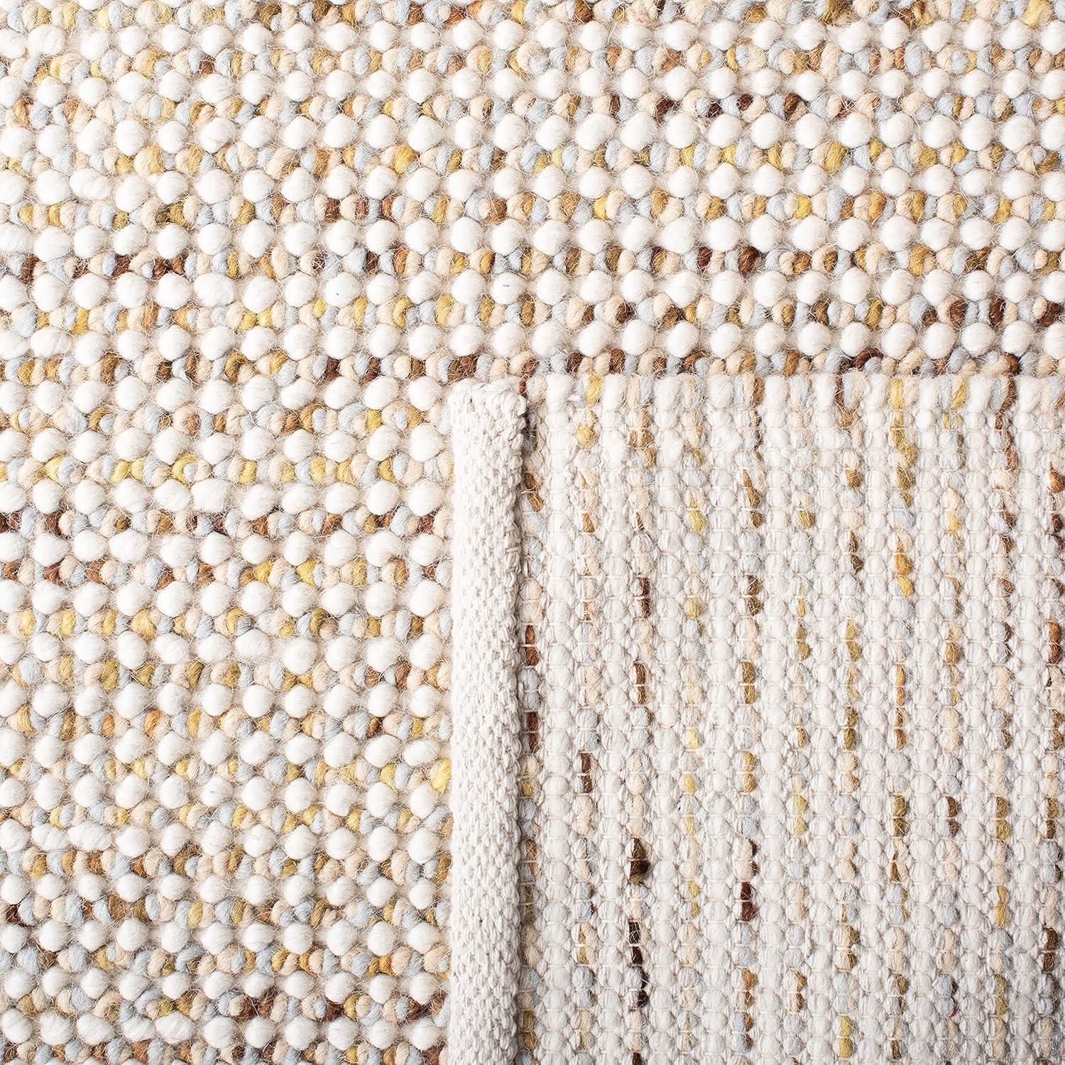 Latitude Run® Vermont Hand Woven Wool Solid Color Rug