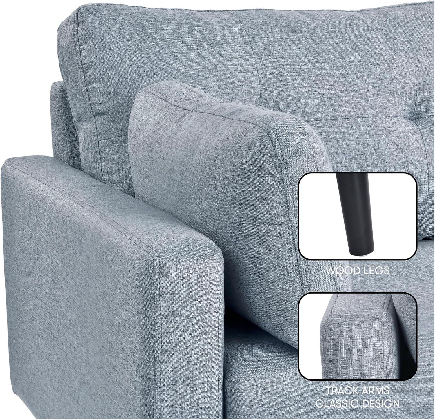 Serta Serta Bronx 66.93" Tufted Back Stationary Sofa