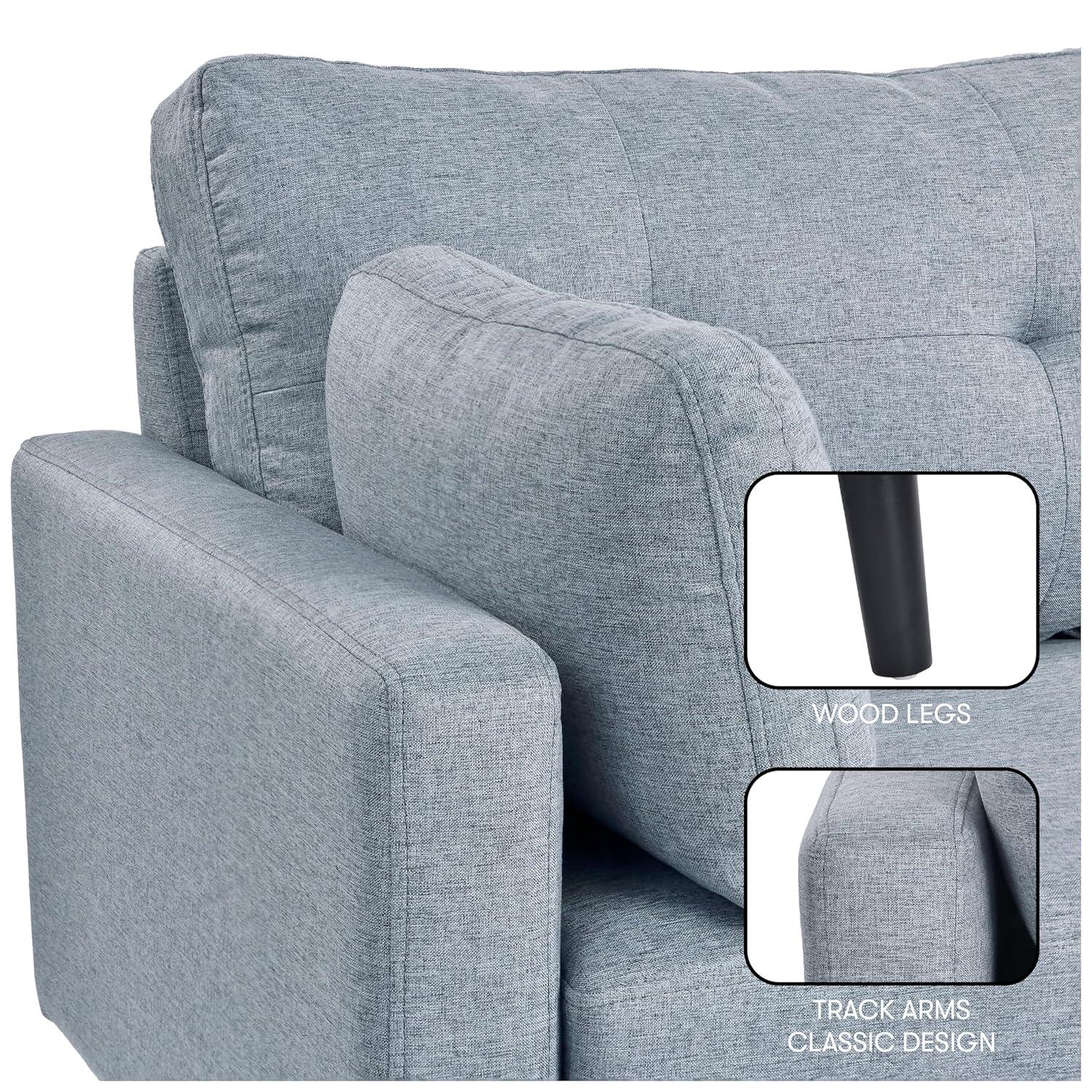 Serta Serta Bronx 66.93" Tufted Back Stationary Sofa