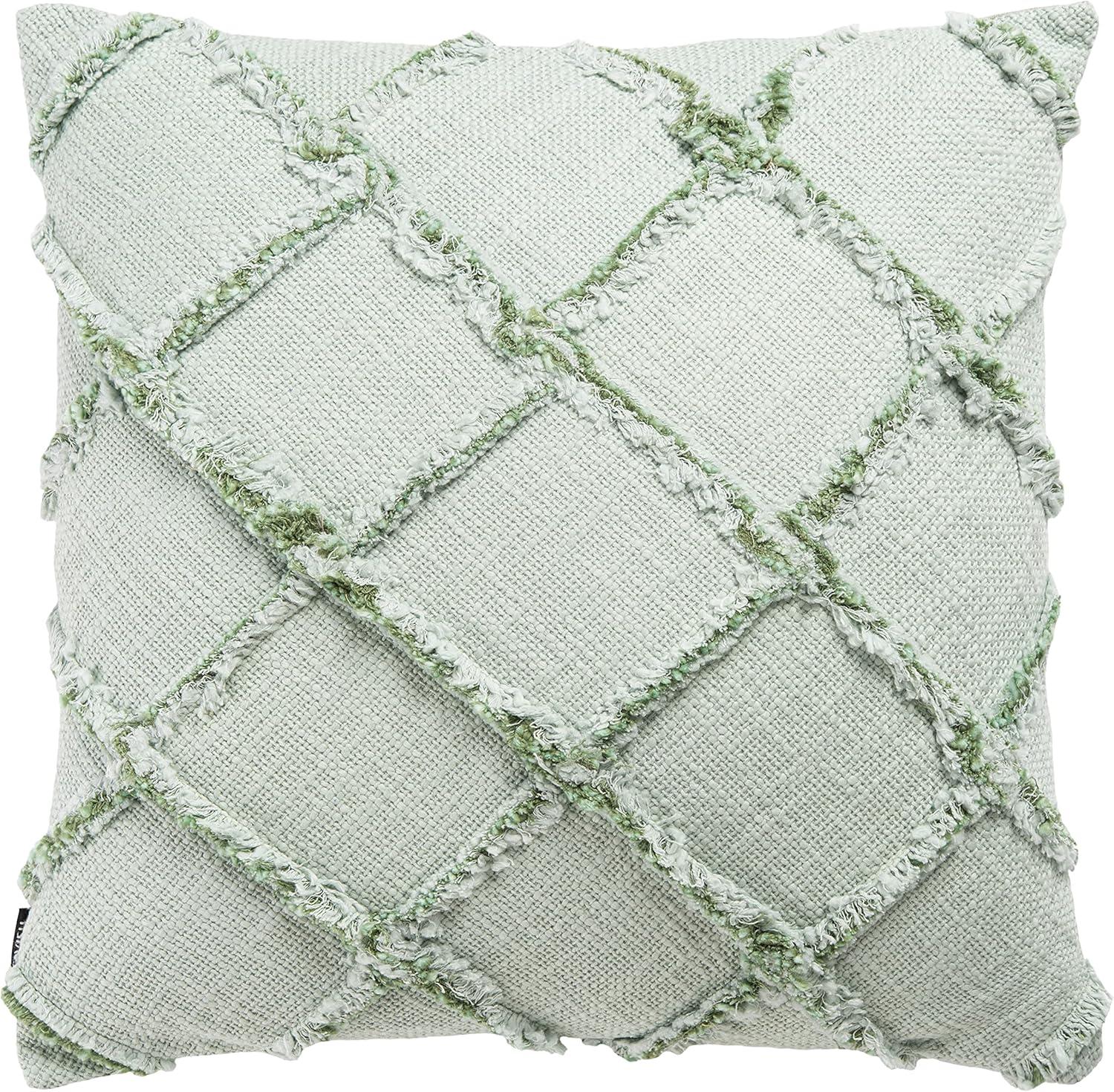 Ashlin Fringed Cotton Throw Pillow