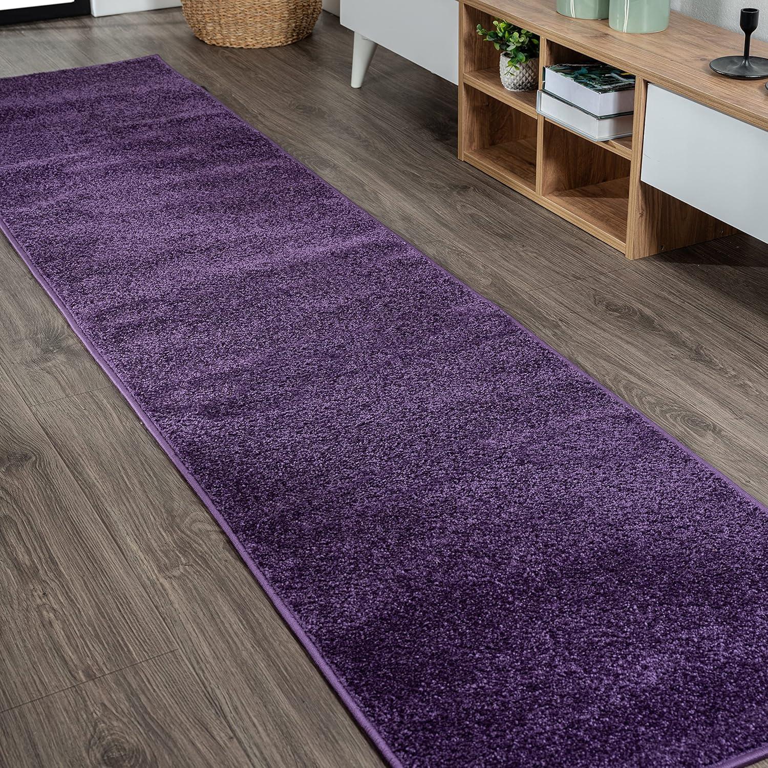 Haze Solid Low-Pile Indoor Area Rug - JONATHAN Y