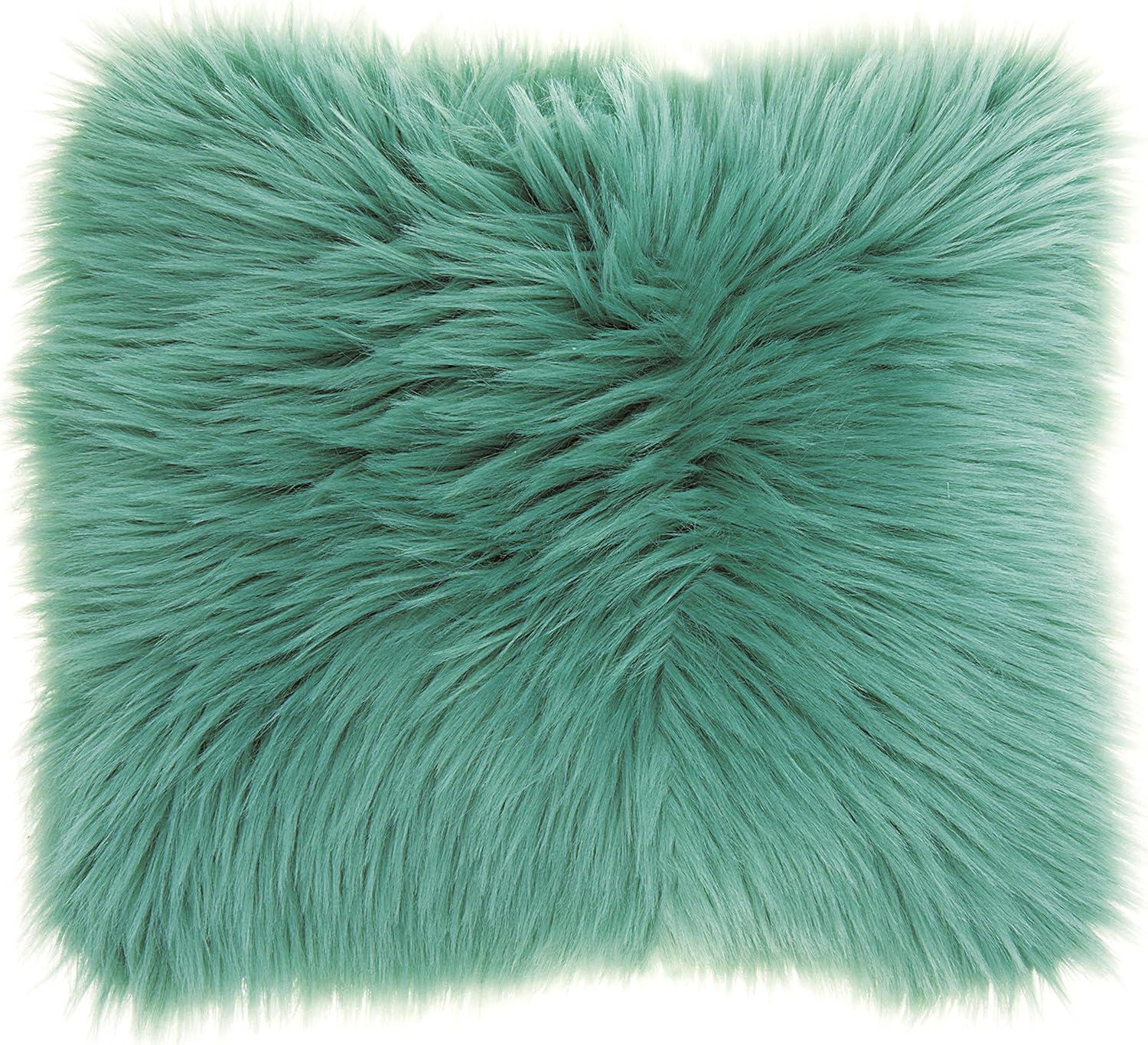 Mina Victory Faux Fur Throw Pillow