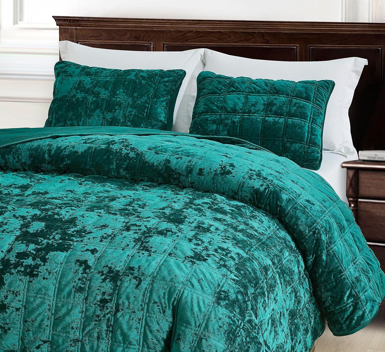 Velvet Quilt Set