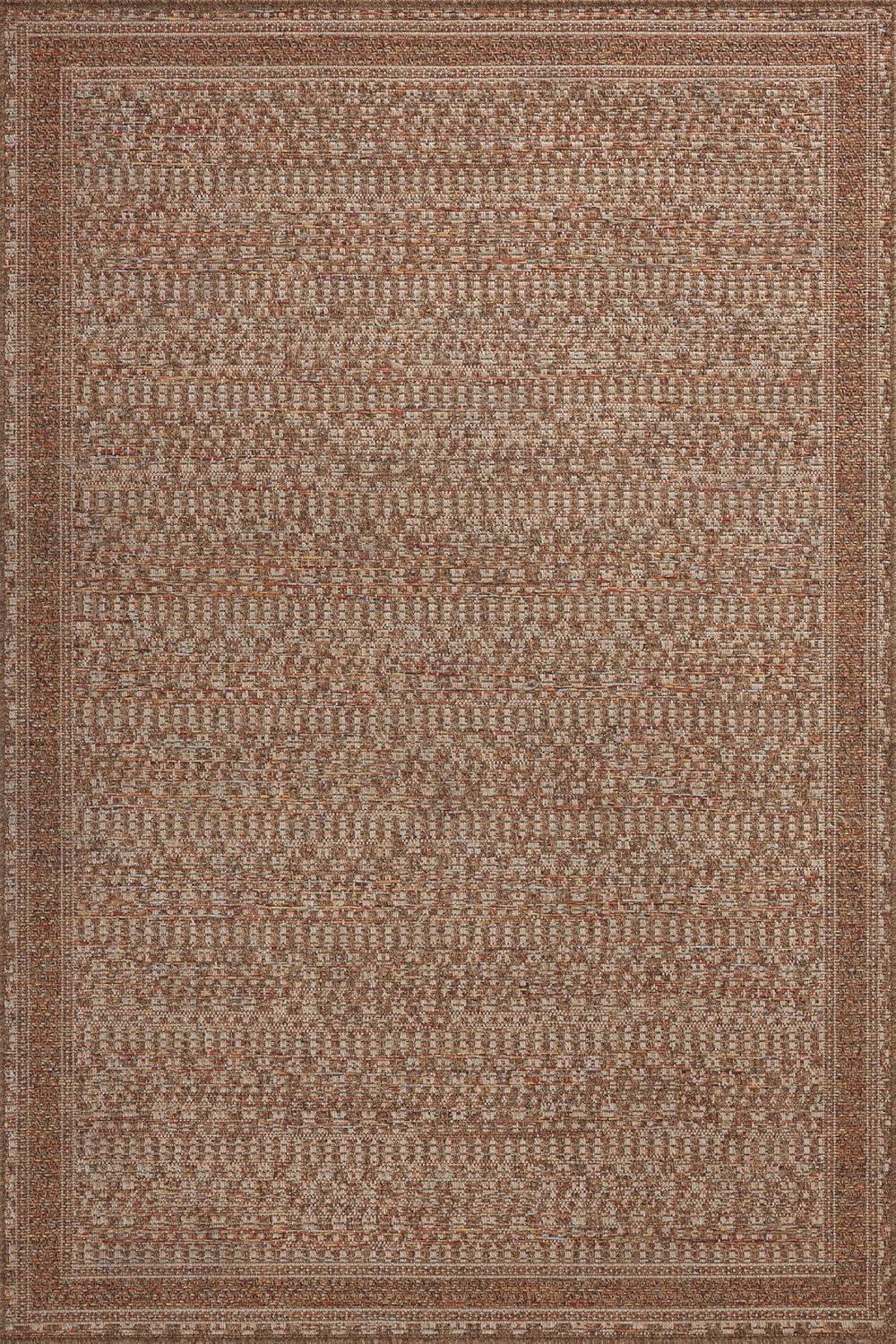 Merrick Natural Fiesta Geometric 3'-9" x 5'-9" Synthetic Rug