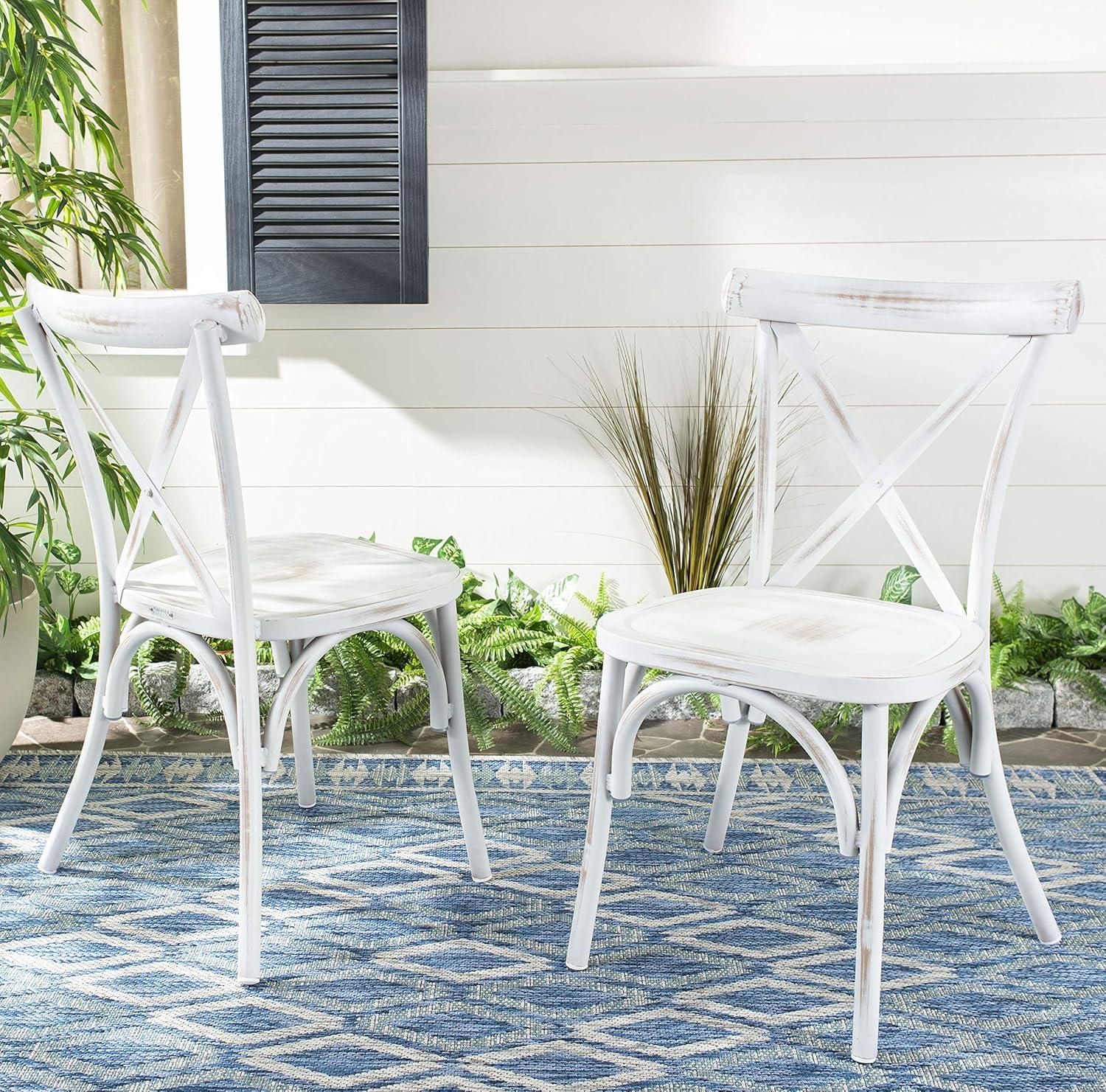 Elia Chair (Set of 2) - White - Safavieh.