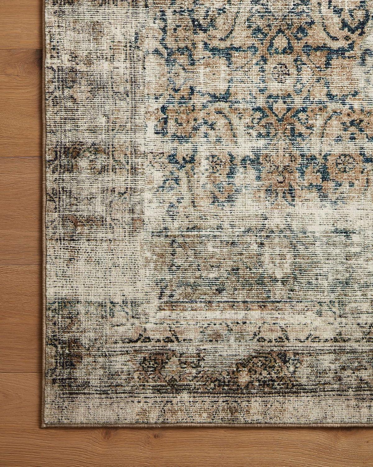 Amber Lewis x Loloi Amber Lewis x Loloi Morgan Navy / Sand Area Rug feat. CloudPile