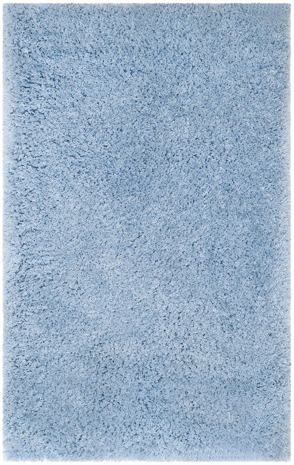 Supreme Shag SGS621 Hand Tufted Indoor Accent Rug - Light Blue - 3'x5' - Safavieh