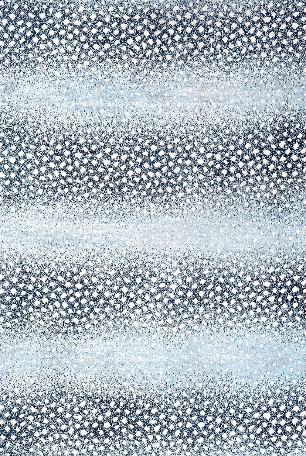 4'x 6' Antelope Modern Animal Area Rug, Blue/Cream - JONATHAN Y